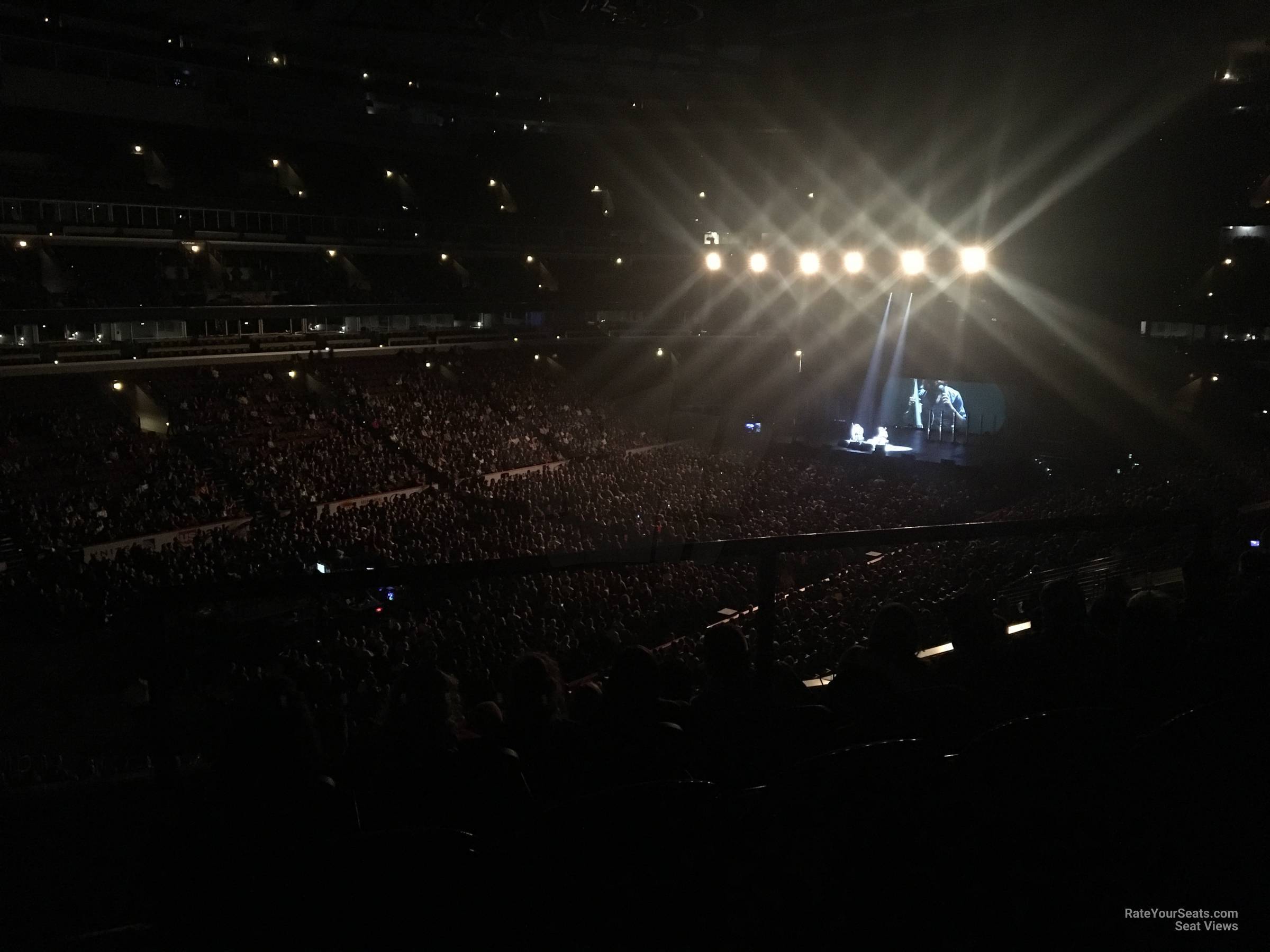 section 204, row 5 seat view  for concert - united center