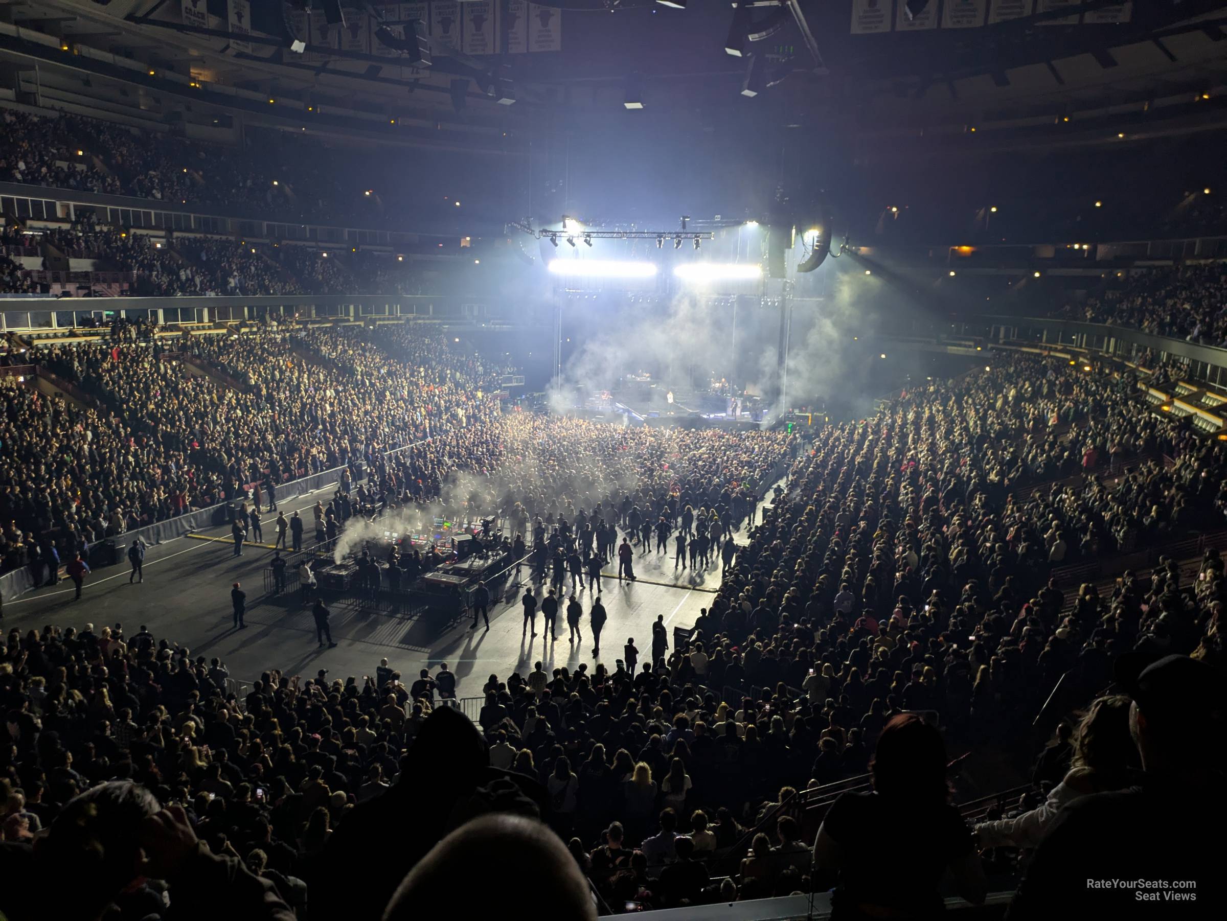 section 207, row 4 seat view  for concert - united center