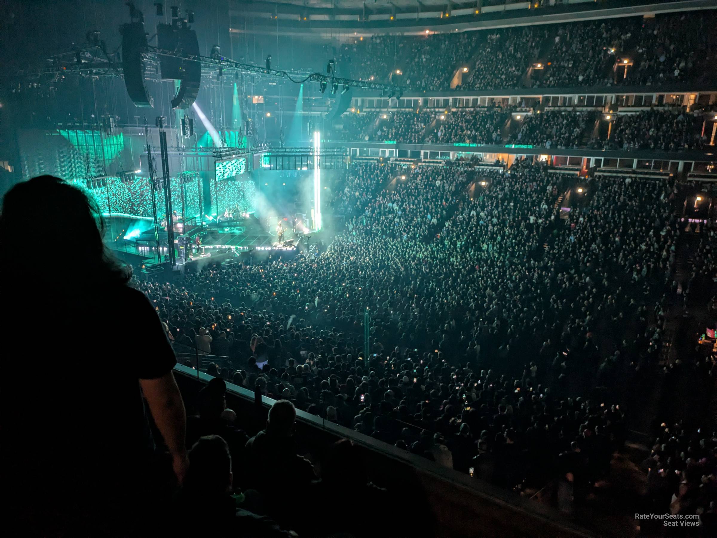 section 216, row 4 seat view  for concert - united center