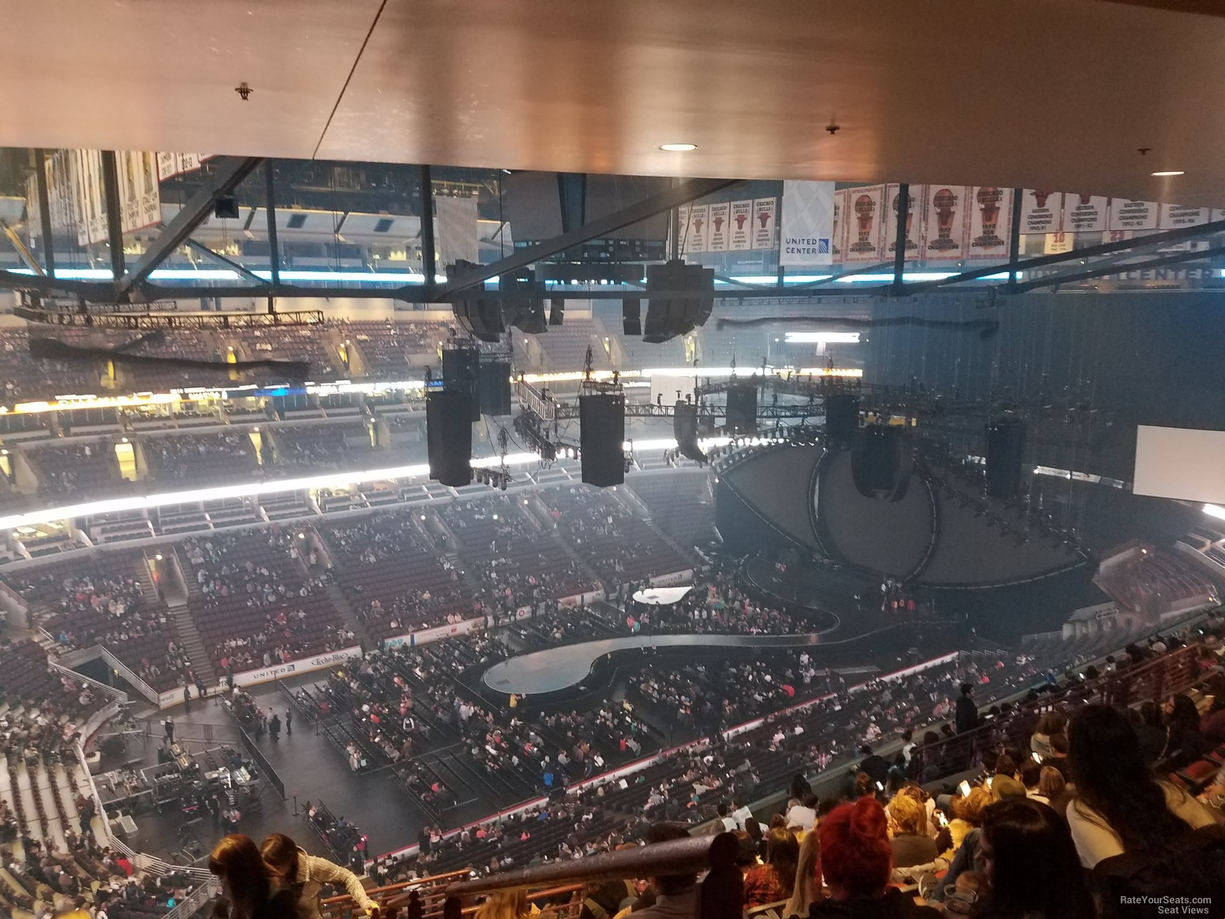 section 304, row 17 seat view  for concert - united center