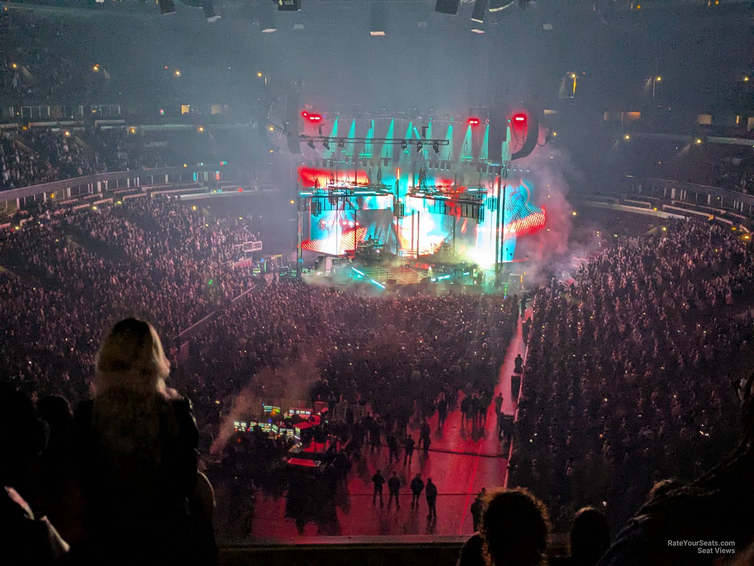 section 307, row 4 seat view  for concert - united center
