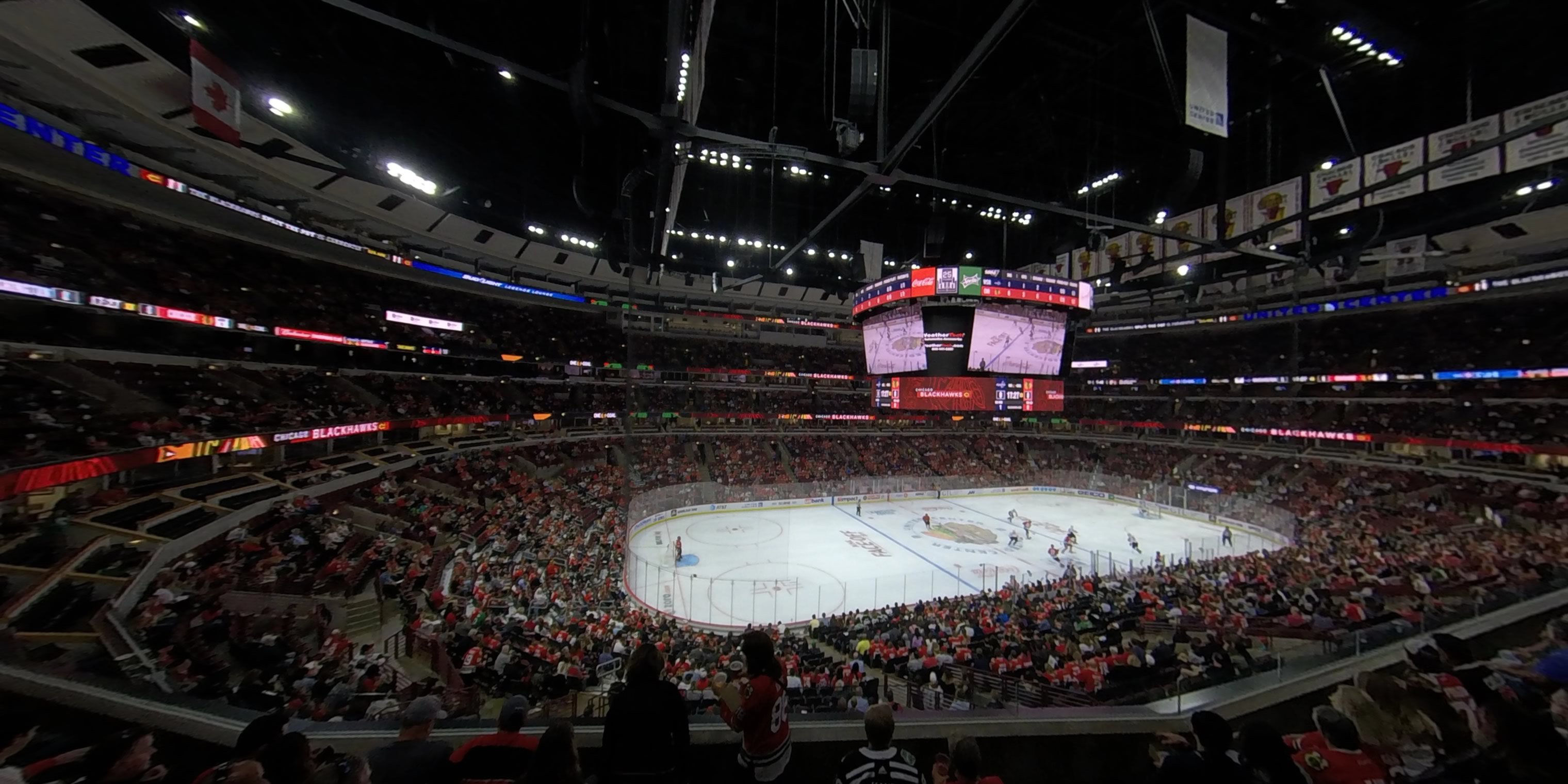 section 203 panoramic seat view  for hockey - united center