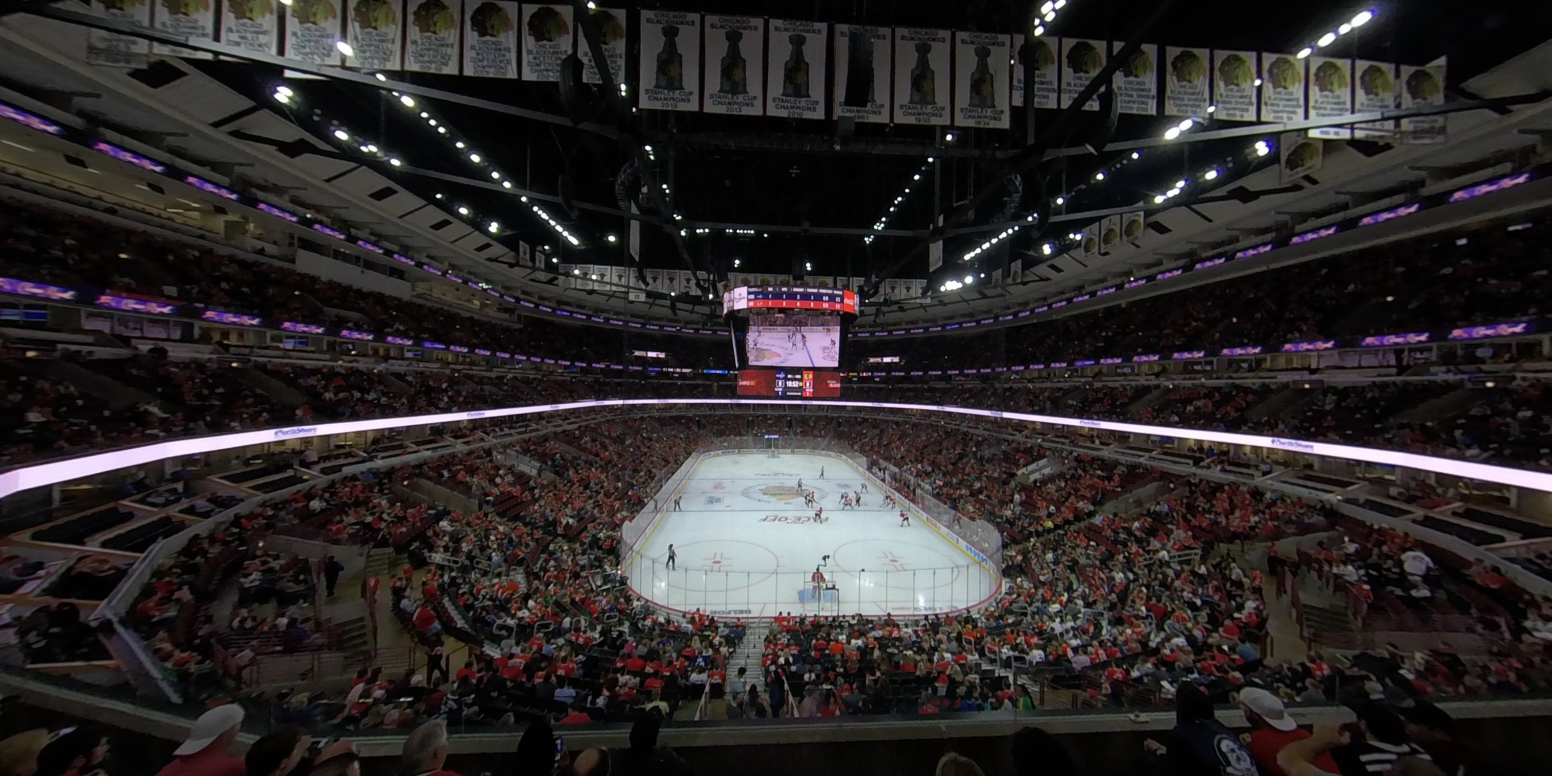 section 209 panoramic seat view  for hockey - united center