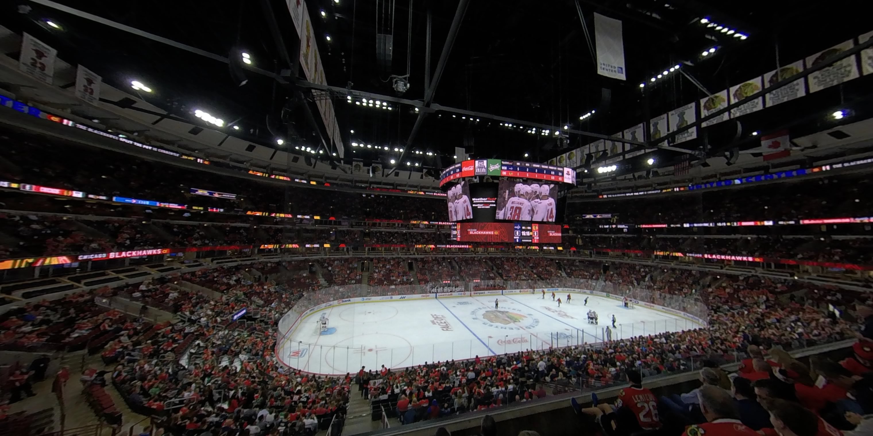 section 219 panoramic seat view  for hockey - united center