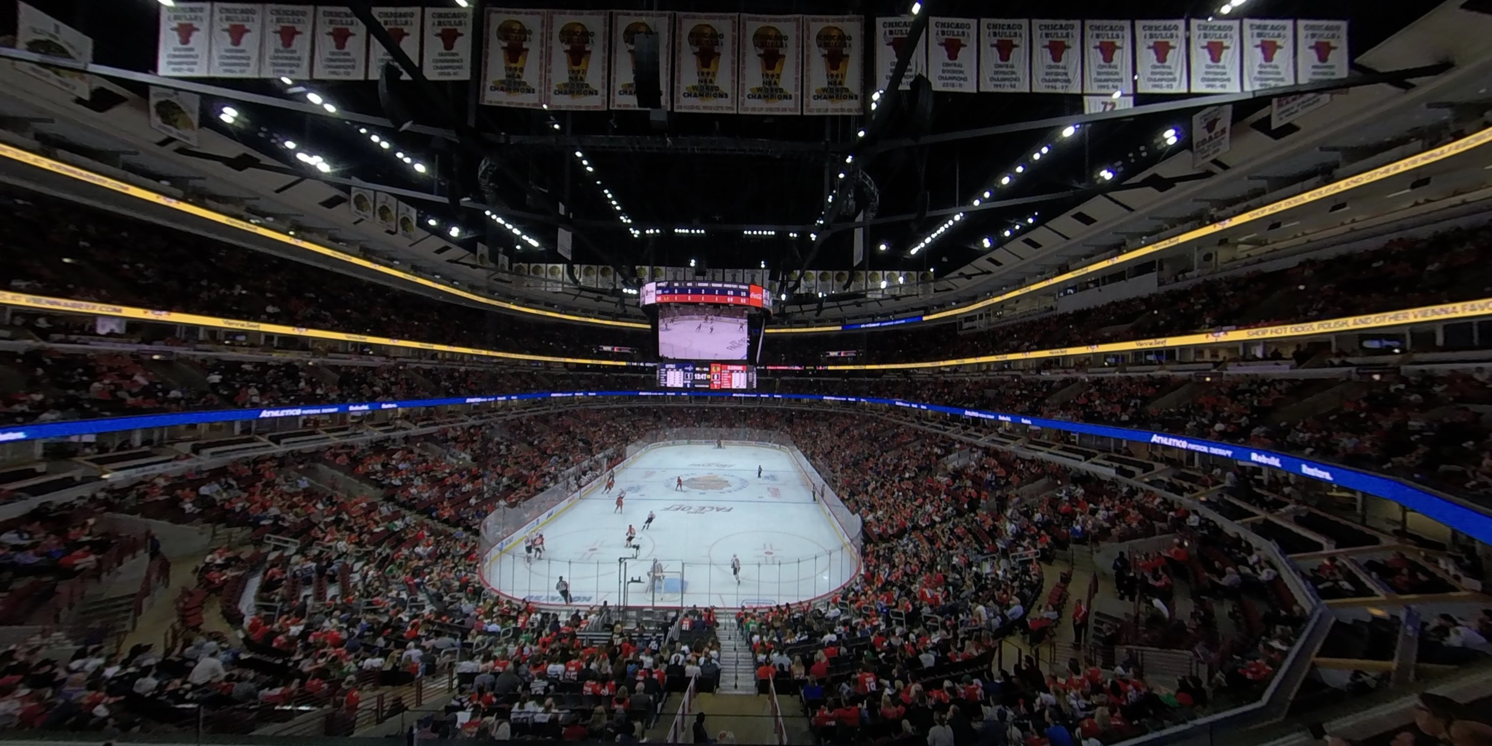 section 225 panoramic seat view  for hockey - united center
