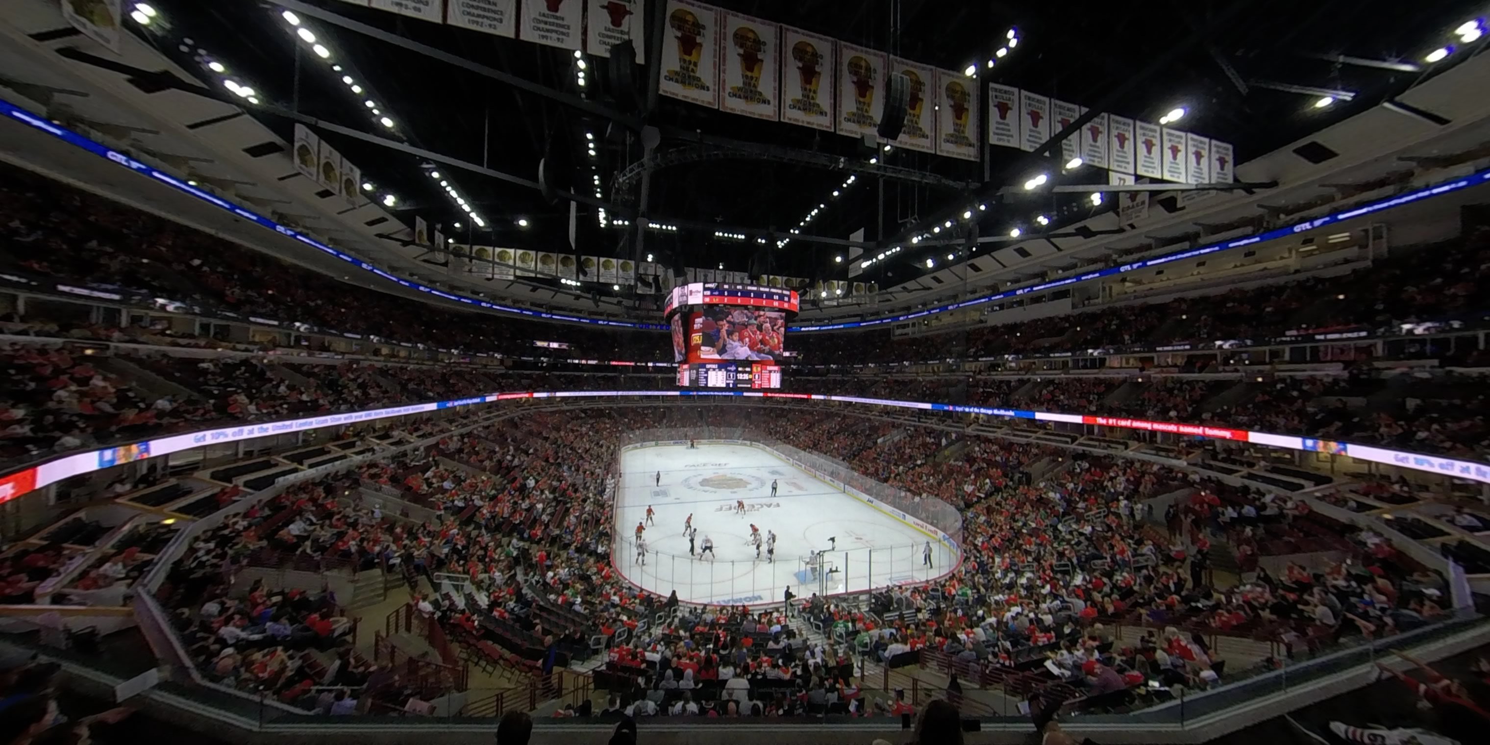 section 227 panoramic seat view  for hockey - united center