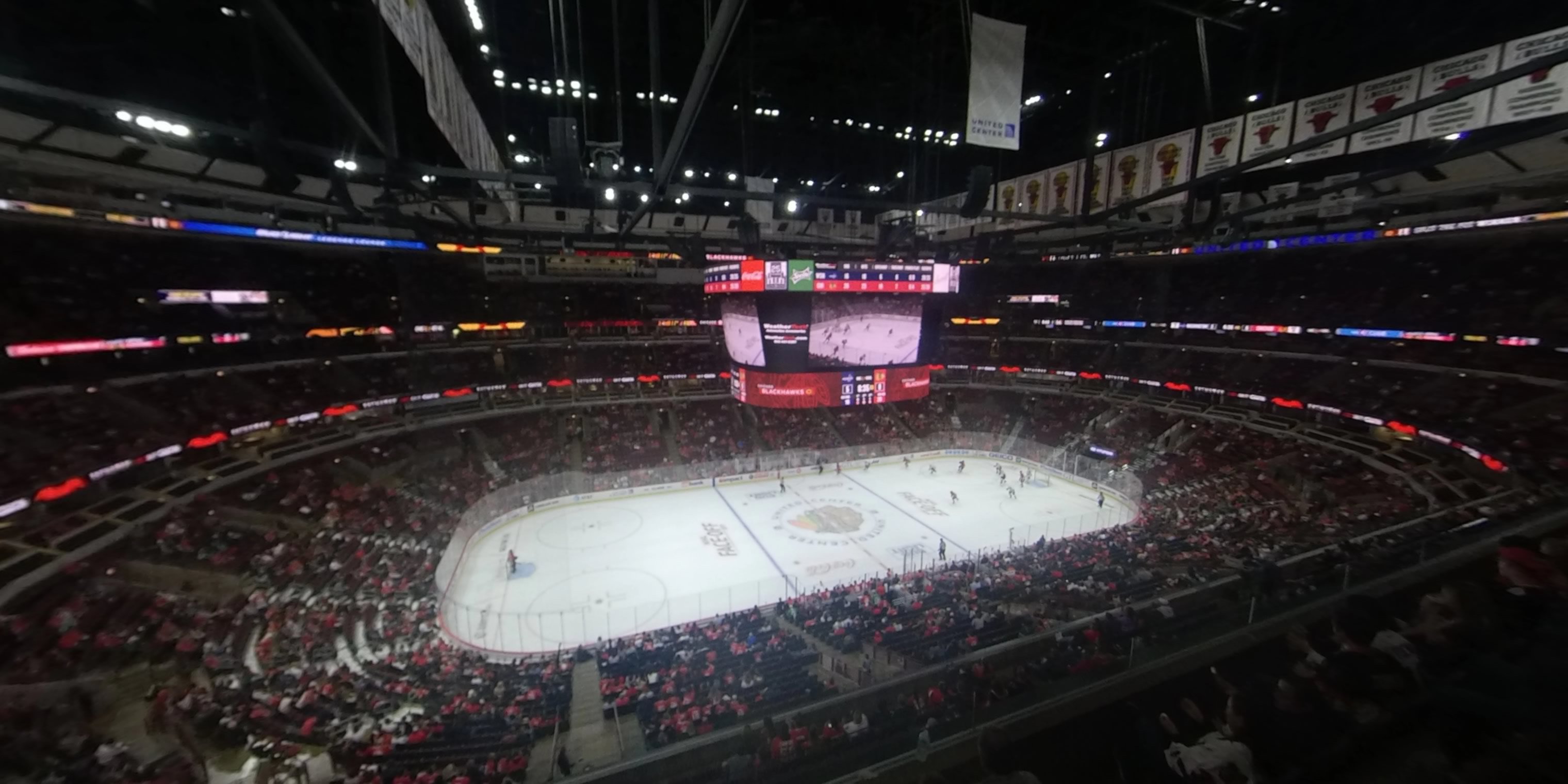 section 302 panoramic seat view  for hockey - united center
