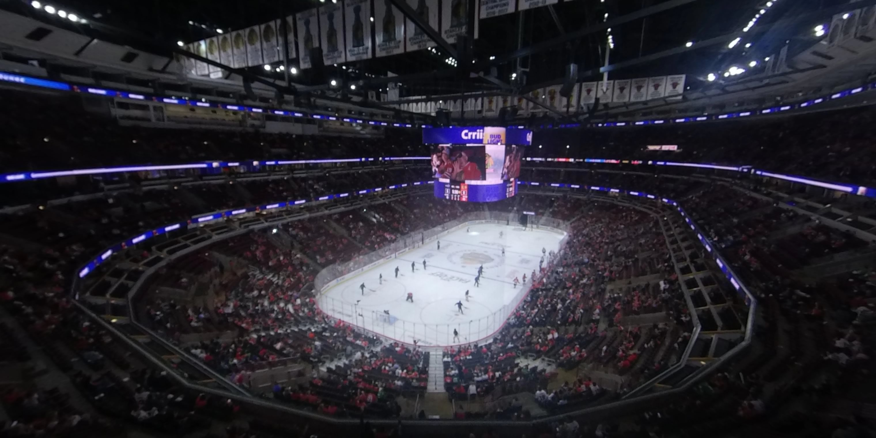 section 306 panoramic seat view  for hockey - united center