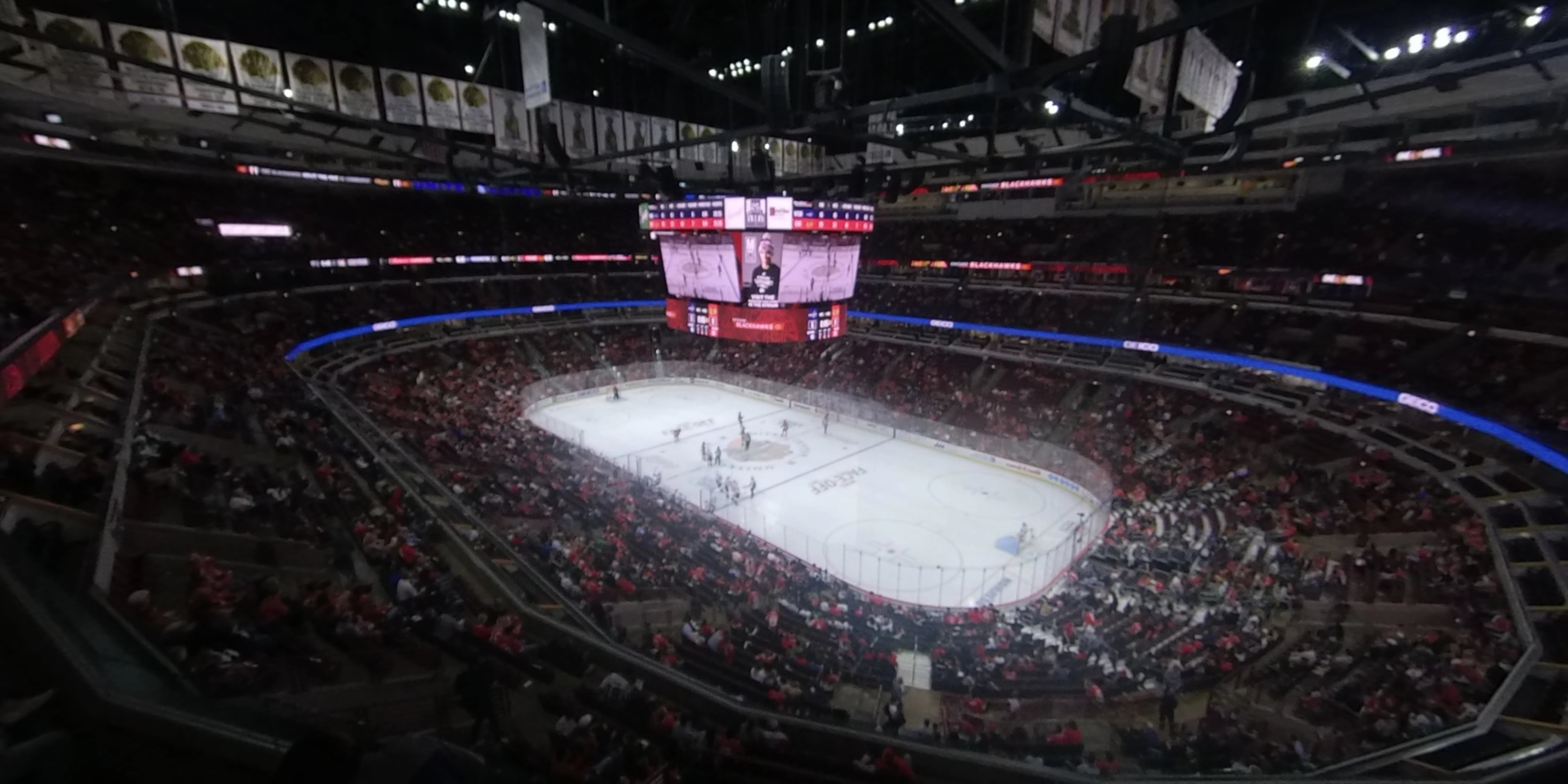 section 330 panoramic seat view  for hockey - united center