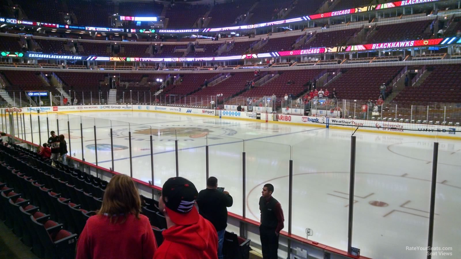 section 109, row 7 seat view  for hockey - united center