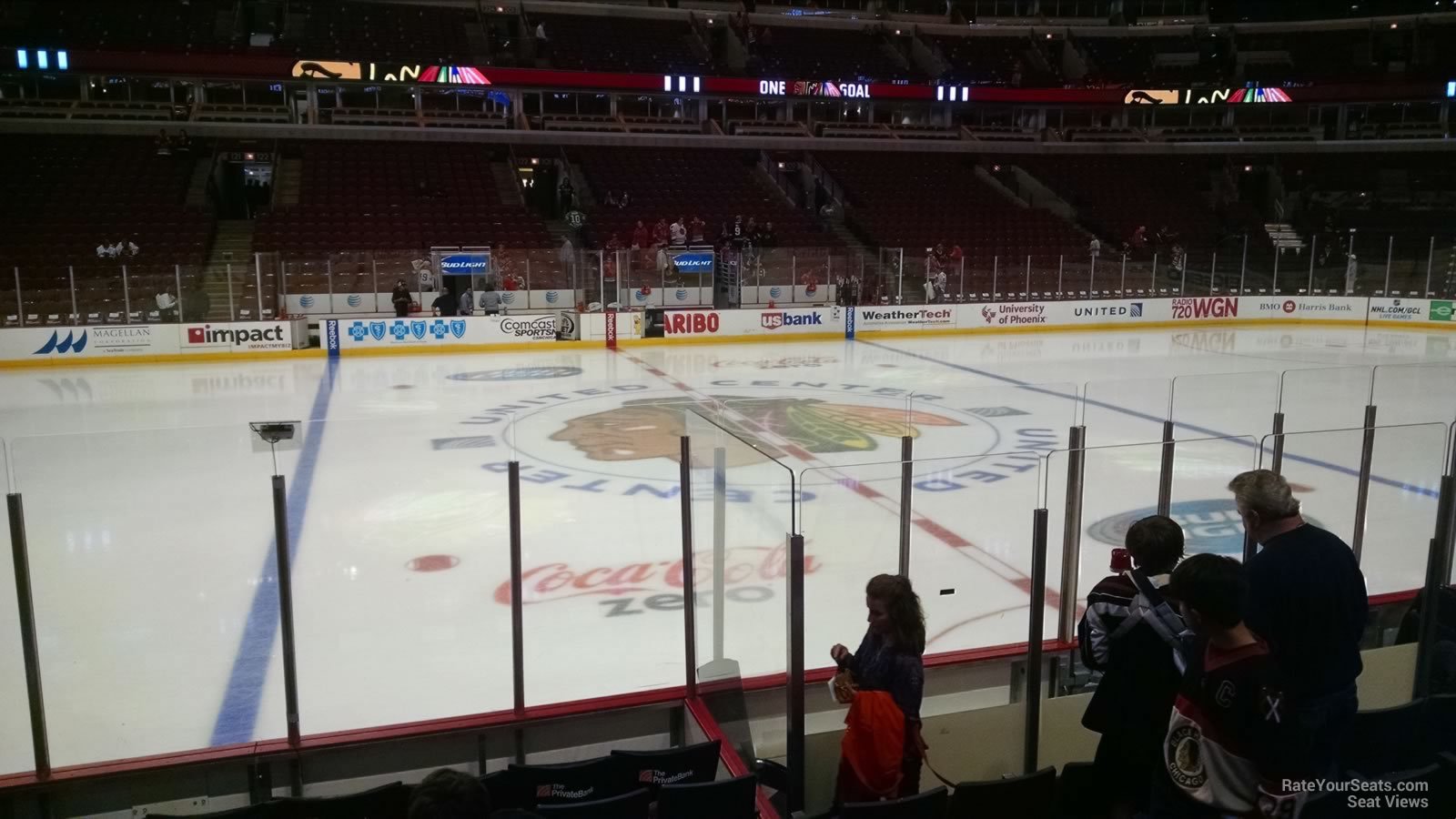 section 112, row 7 seat view  for hockey - united center