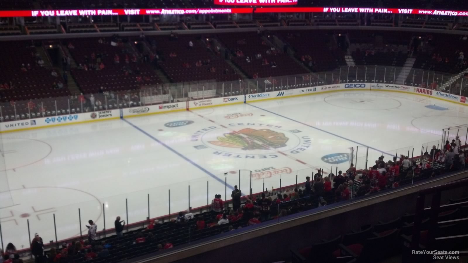 section 203, row 7 seat view  for hockey - united center