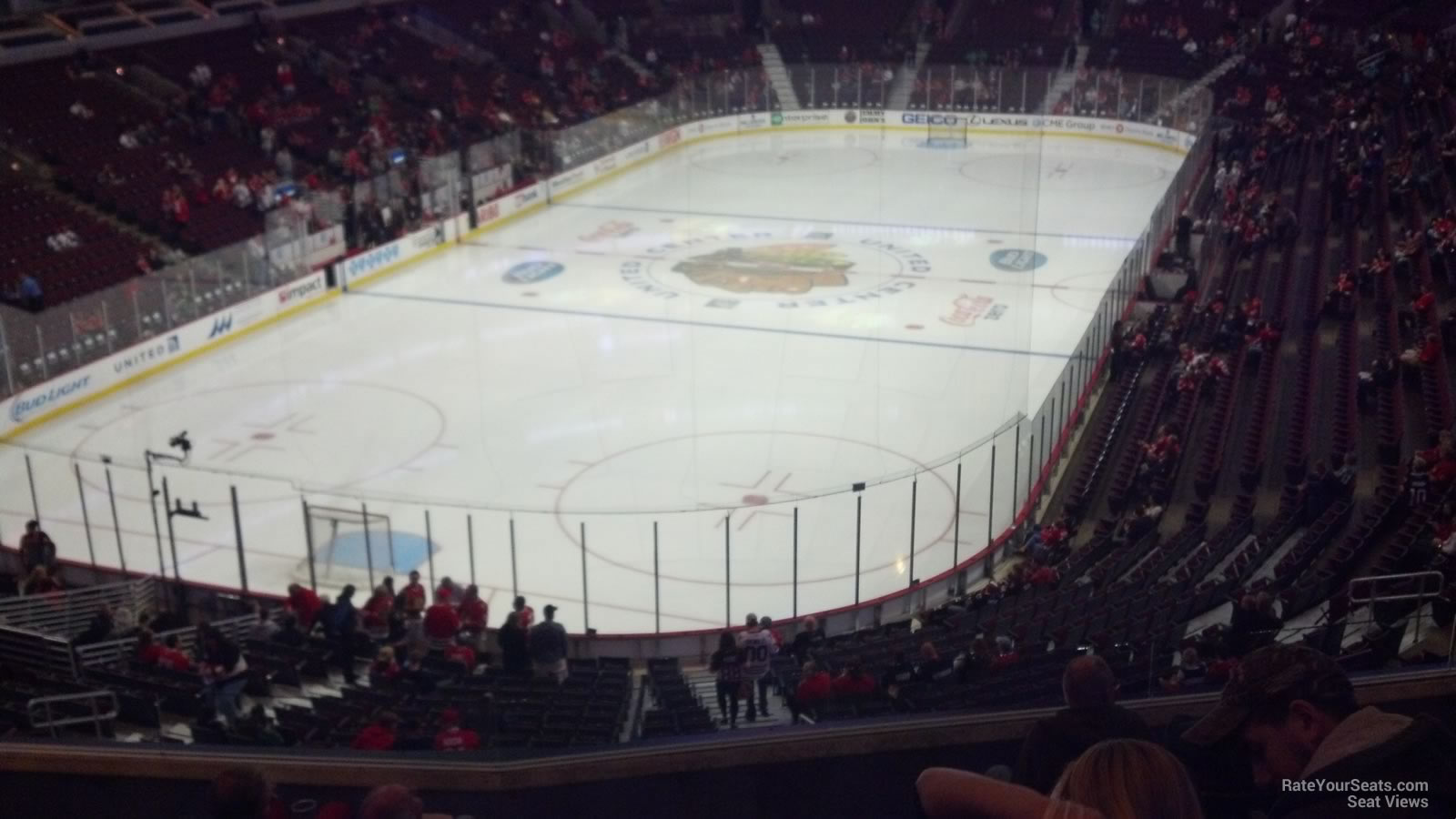 section 224, row 7 seat view  for hockey - united center