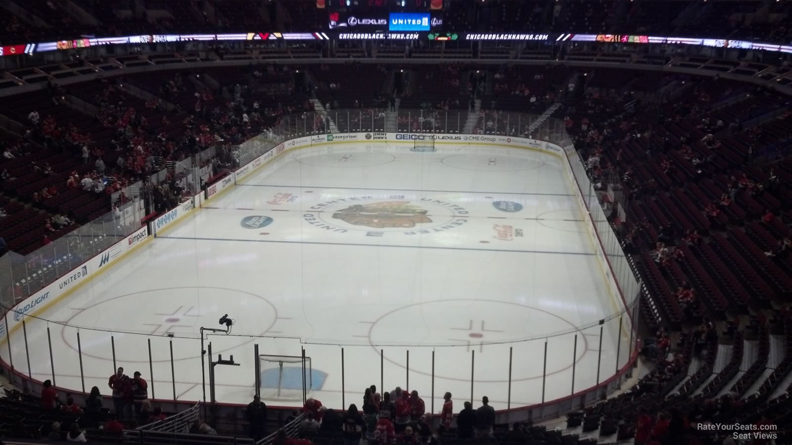 section 225, row 7 seat view  for hockey - united center