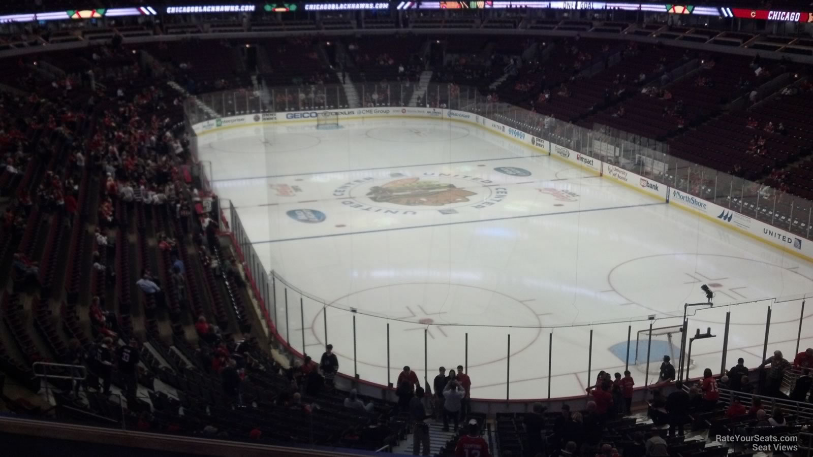 section 228, row 7 seat view  for hockey - united center