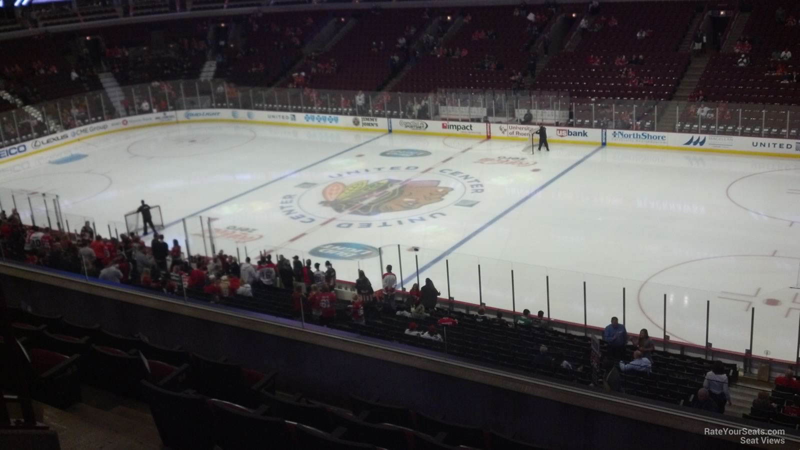 section 232, row 7 seat view  for hockey - united center
