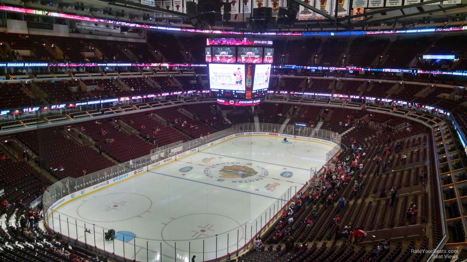 United Center Section 306 Chicago Blackhawks Rateyourseats Chicago Blackhawks Seat View For United Center Section 306