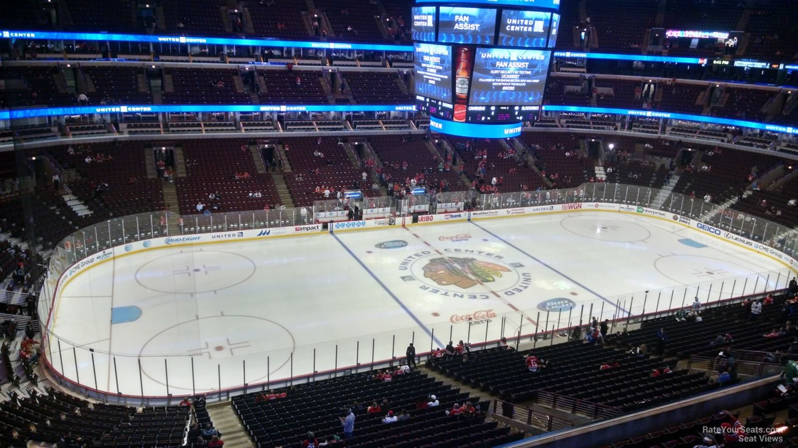 Blackhawks Seating Chart View