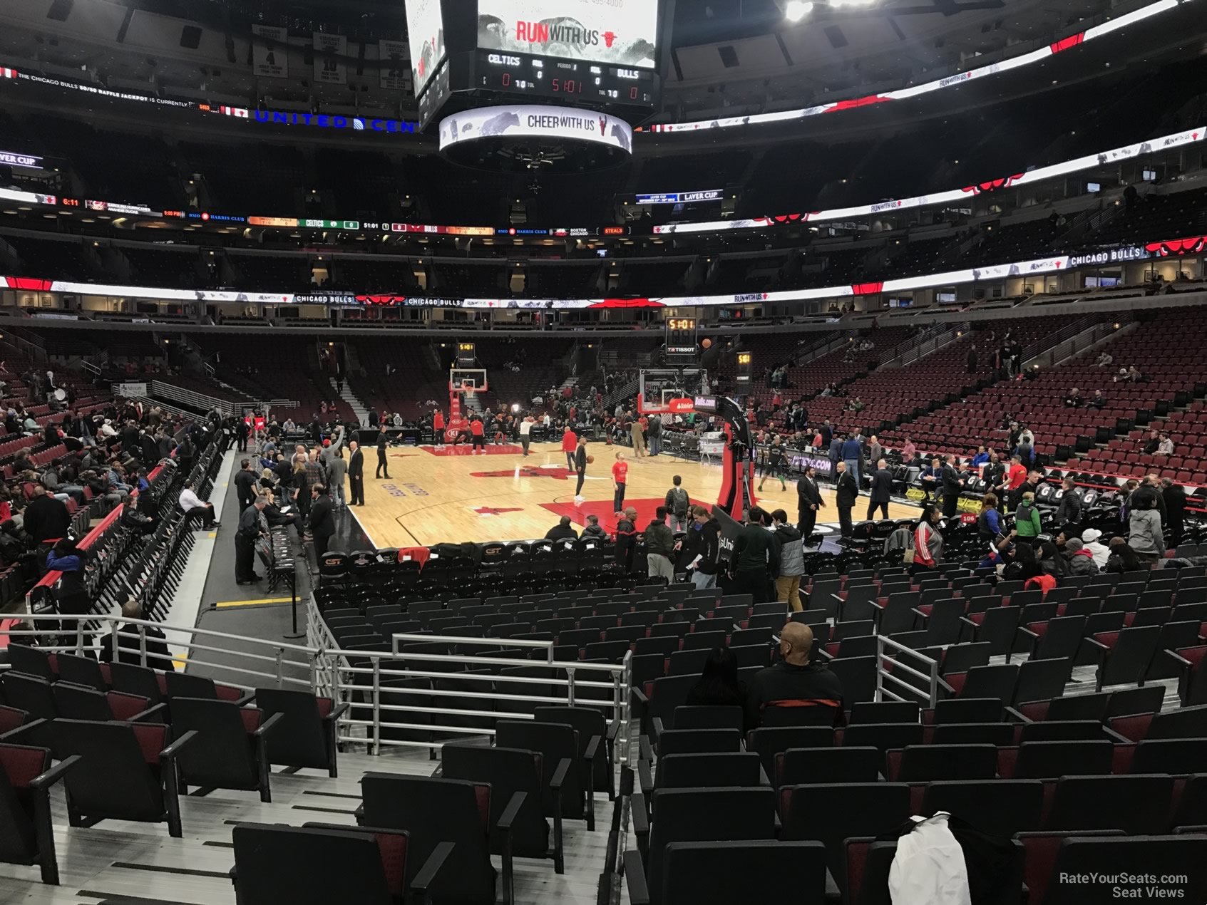 United Center Courtside Seating Chart