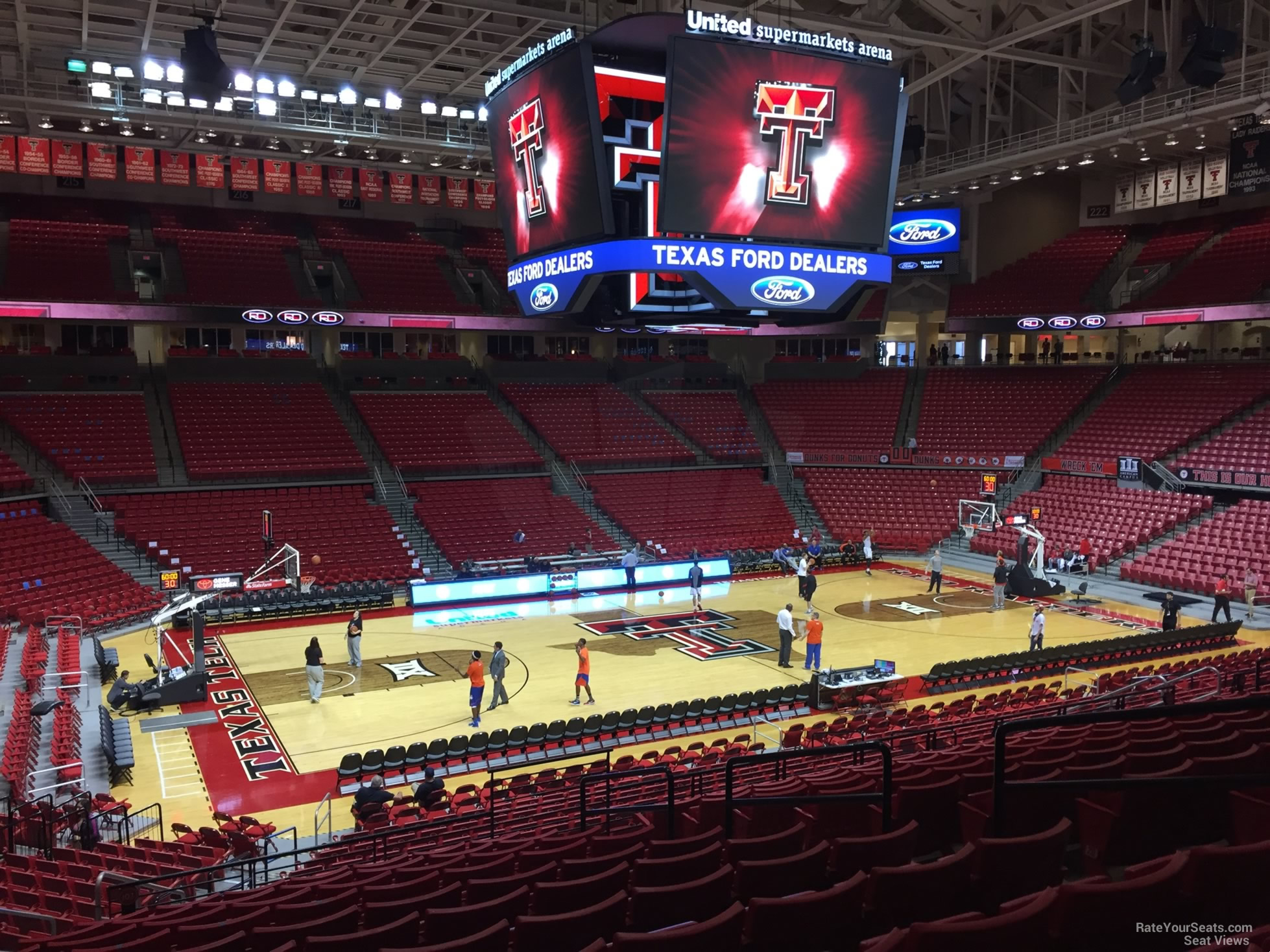 section 103, row 25 seat view  - united supermarkets arena