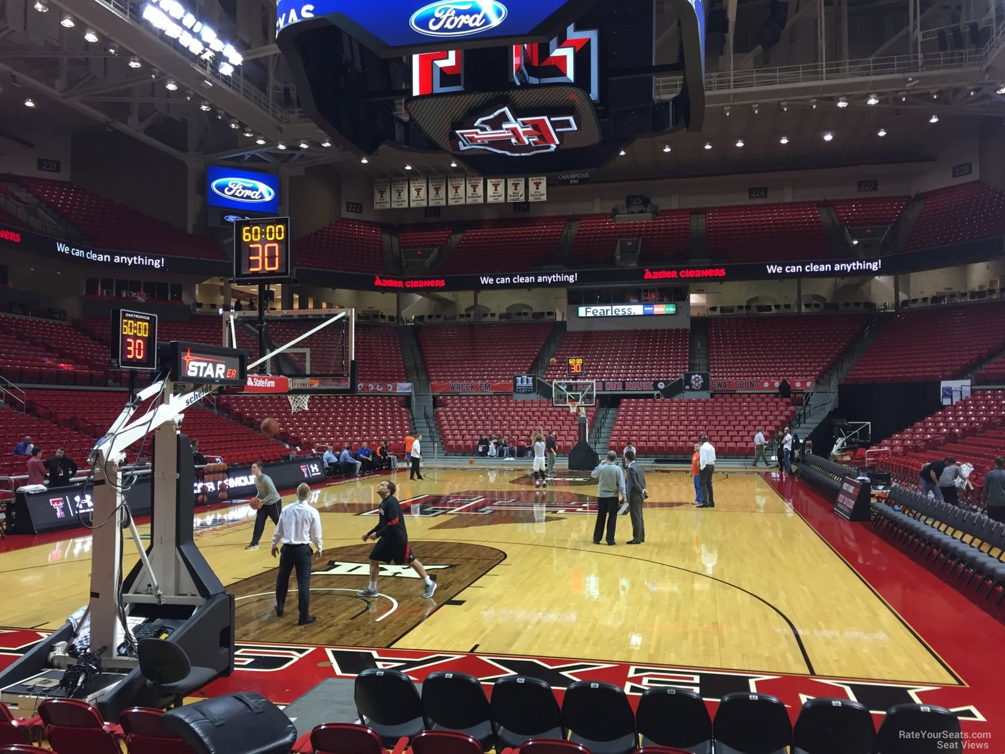 section 106, row 7 seat view  - united supermarkets arena