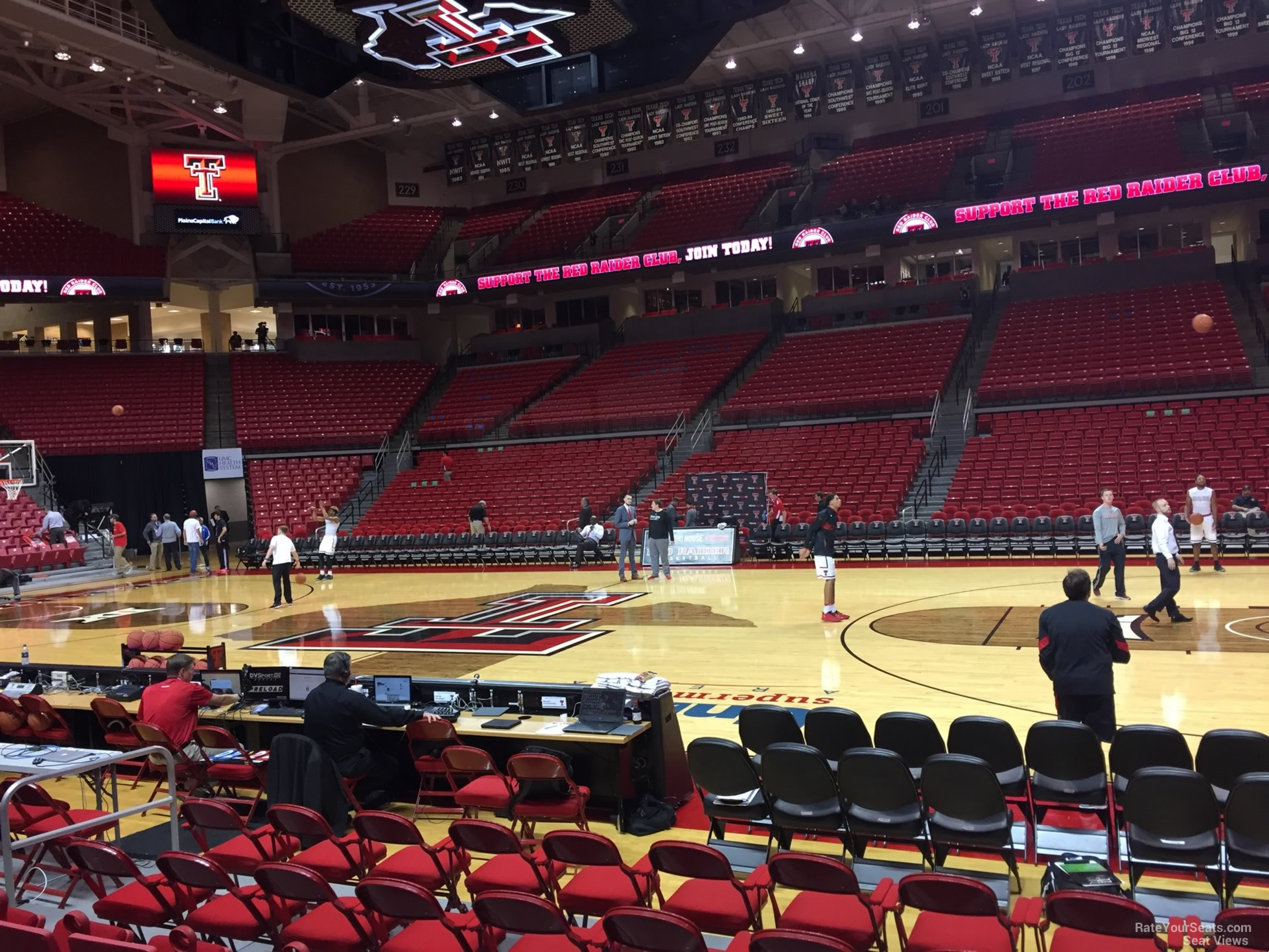 section 111, row 7 seat view  - united supermarkets arena