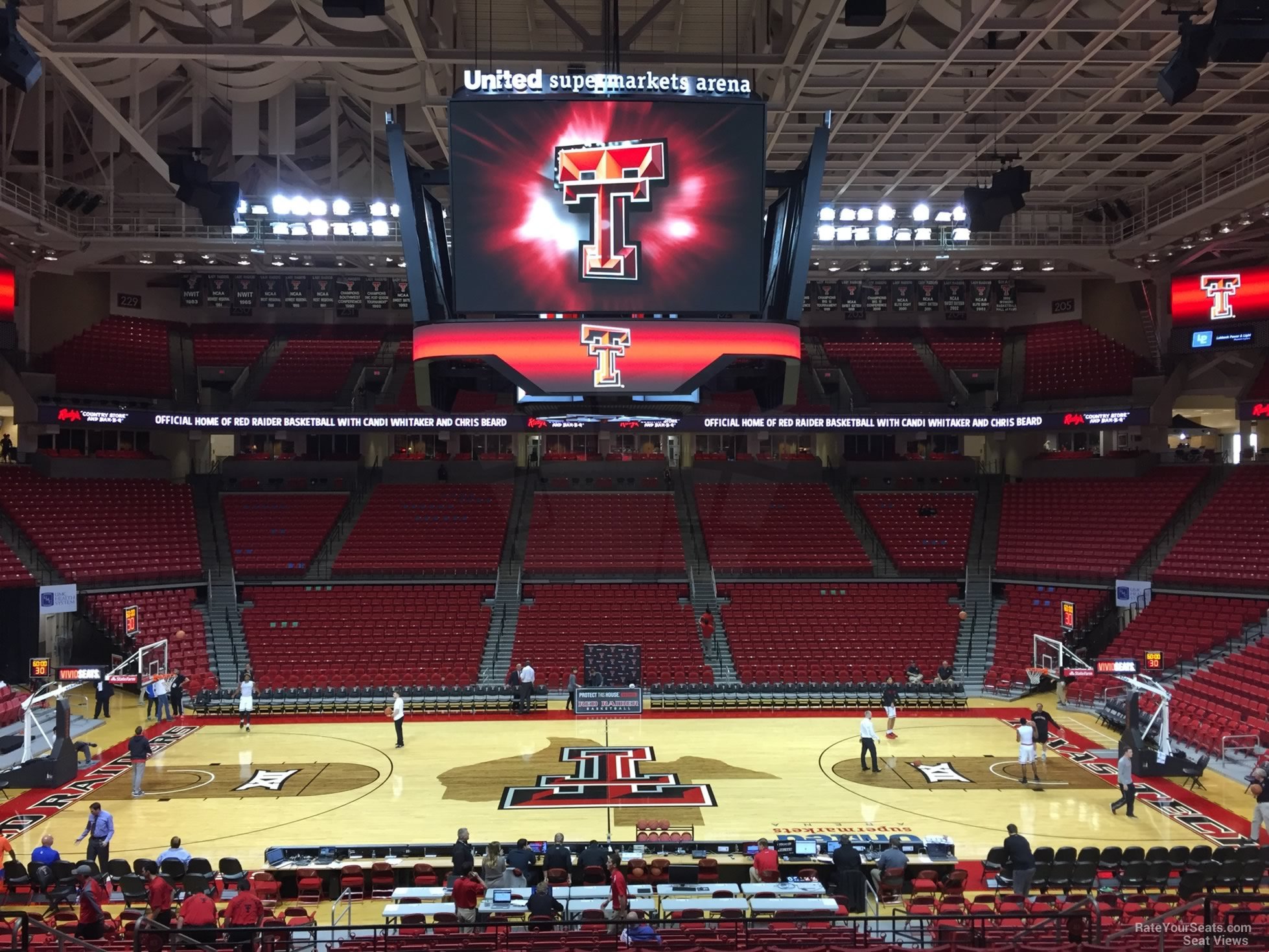 section 113, row 25 seat view  - united supermarkets arena