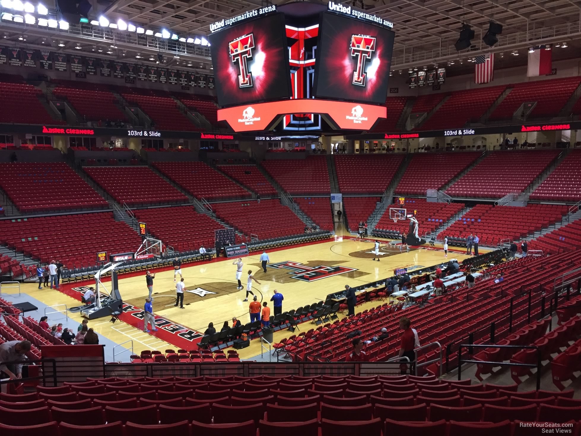 section 116, row 25 seat view  - united supermarkets arena