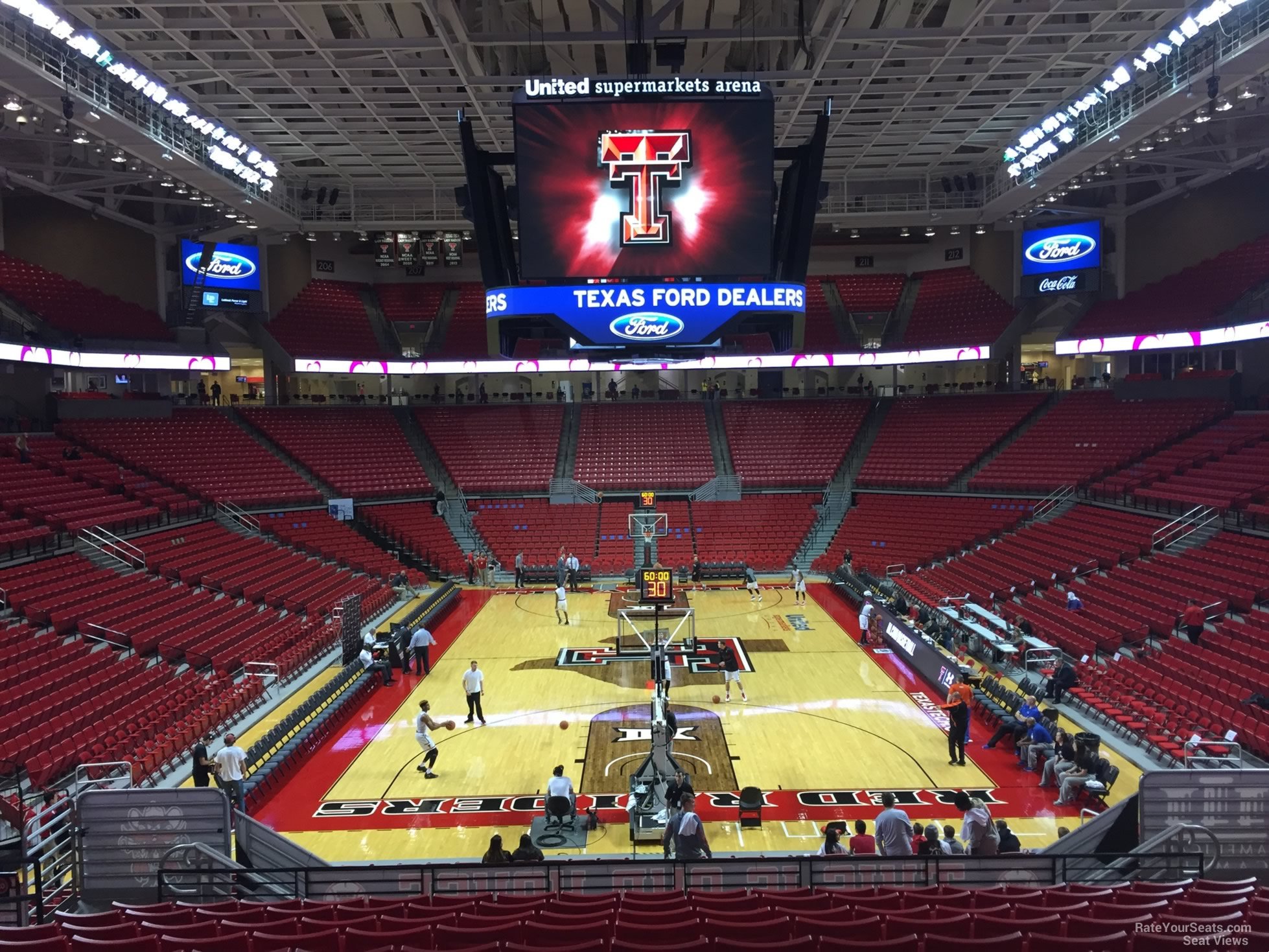 section 119, row 25 seat view  - united supermarkets arena