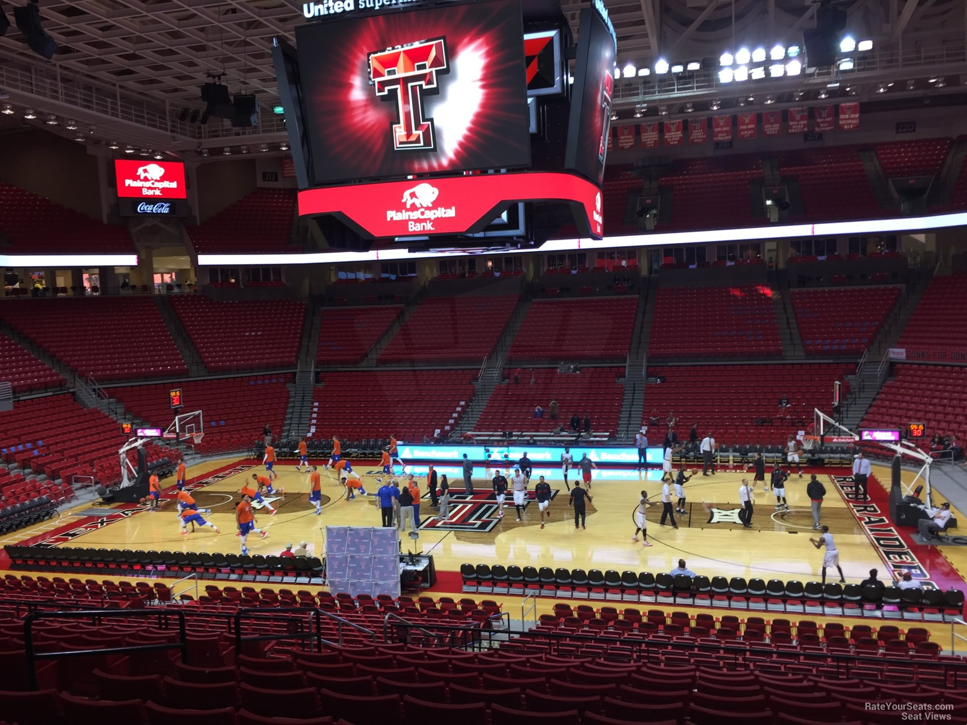 section 124, row 25 seat view  - united supermarkets arena