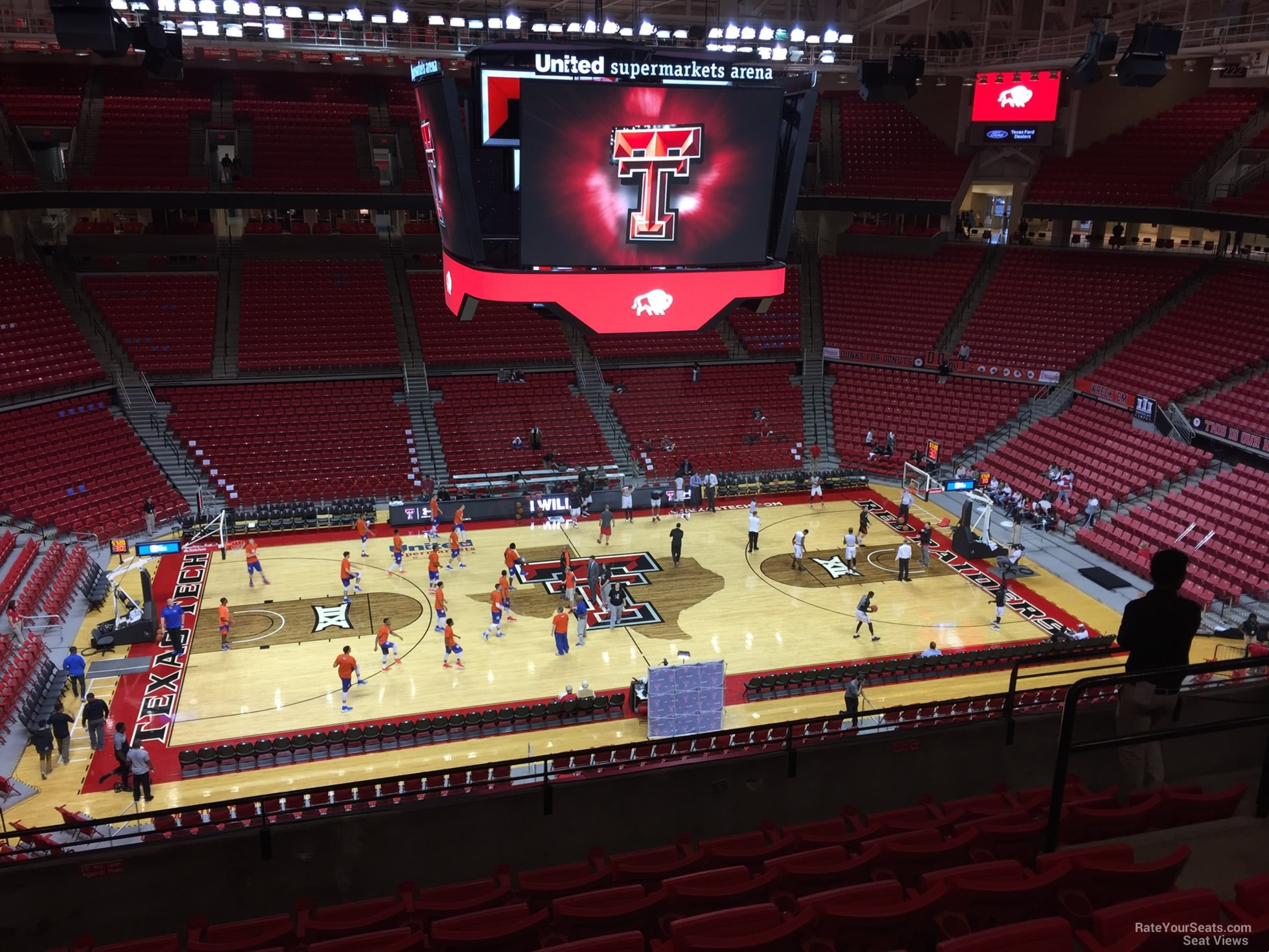 section 202, row 7 seat view  - united supermarkets arena