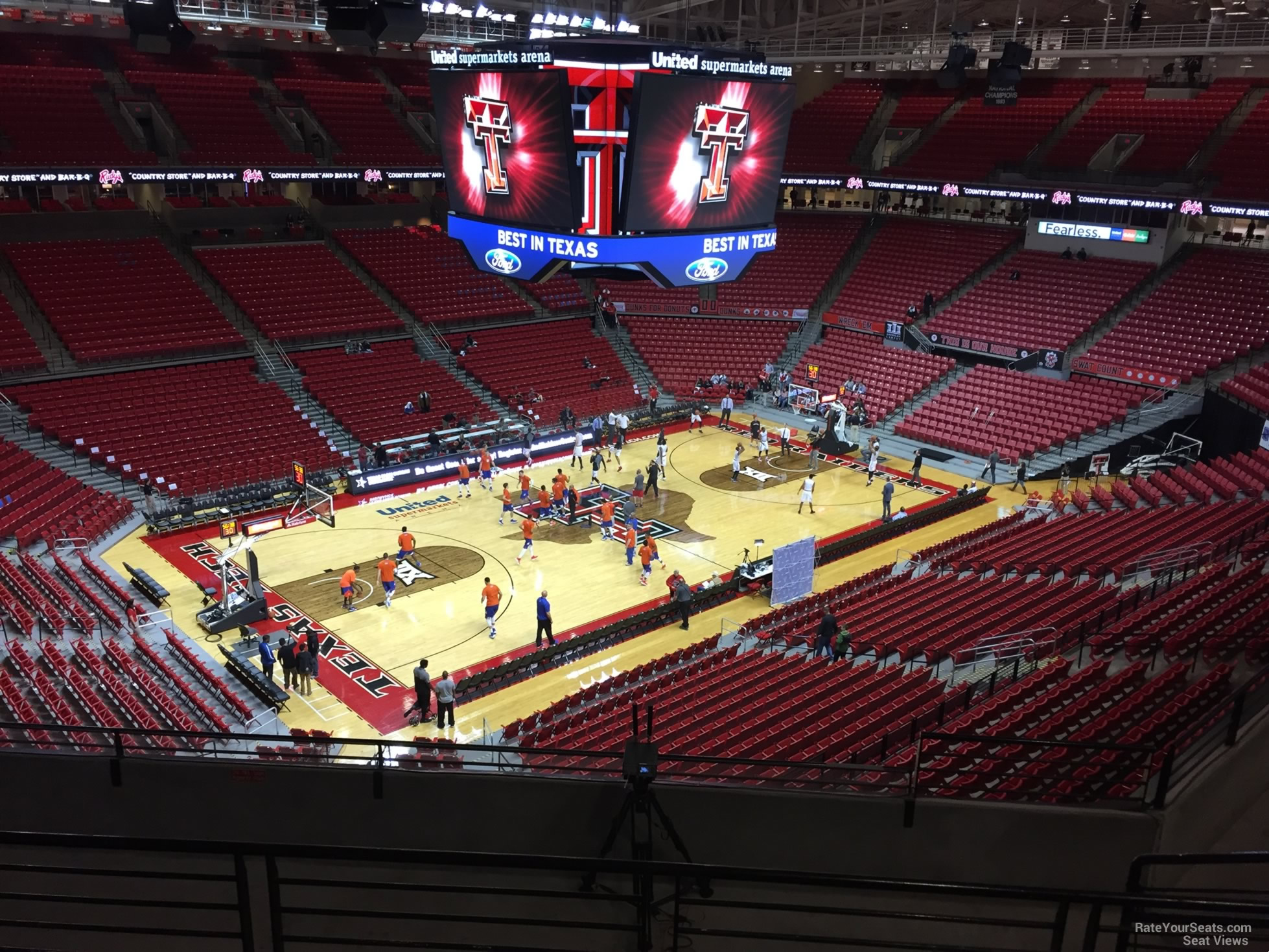 section 204, row 7 seat view  - united supermarkets arena