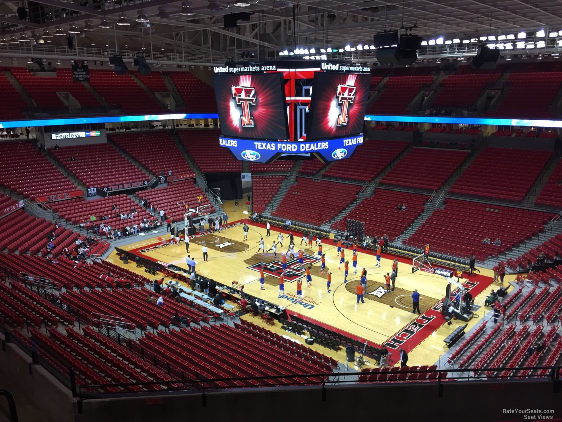 section 213, row 7 seat view  - united supermarkets arena