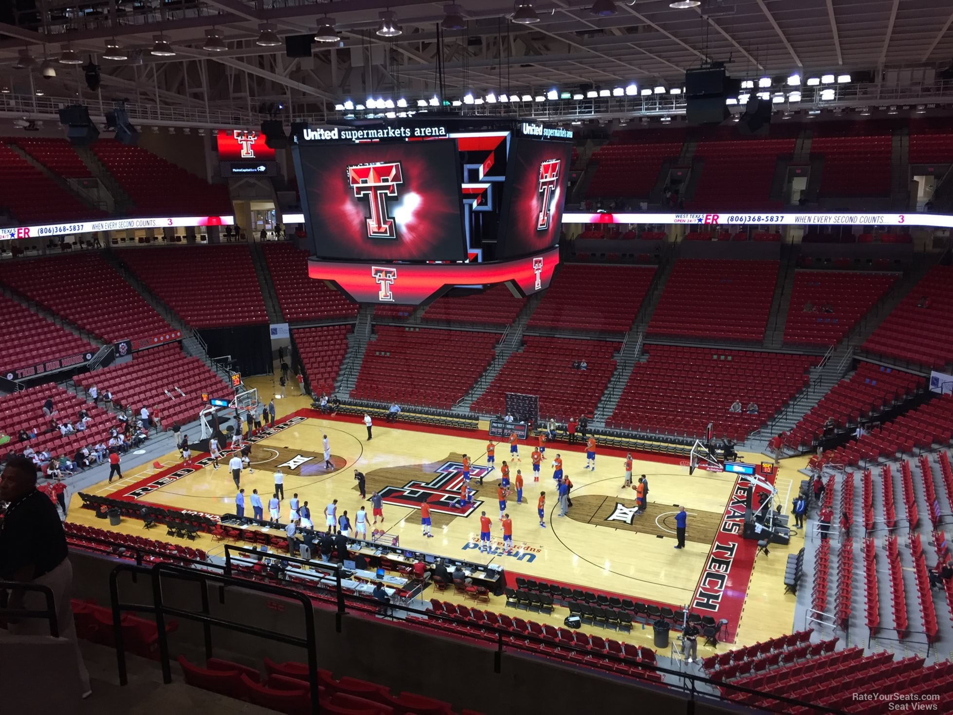 section 215, row 7 seat view  - united supermarkets arena