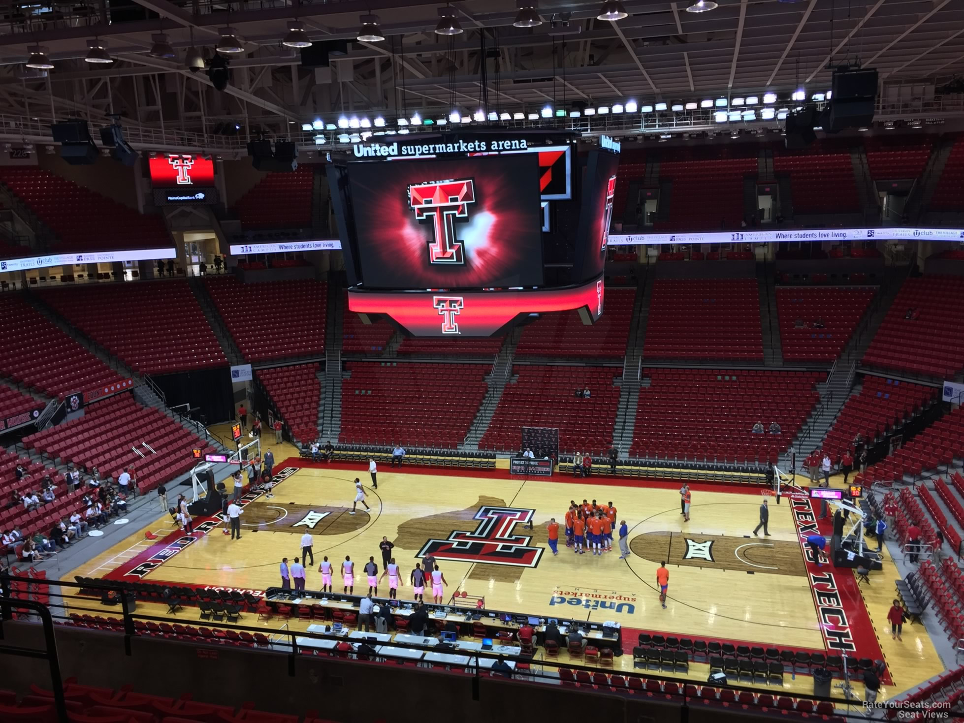 section 216, row 7 seat view  - united supermarkets arena