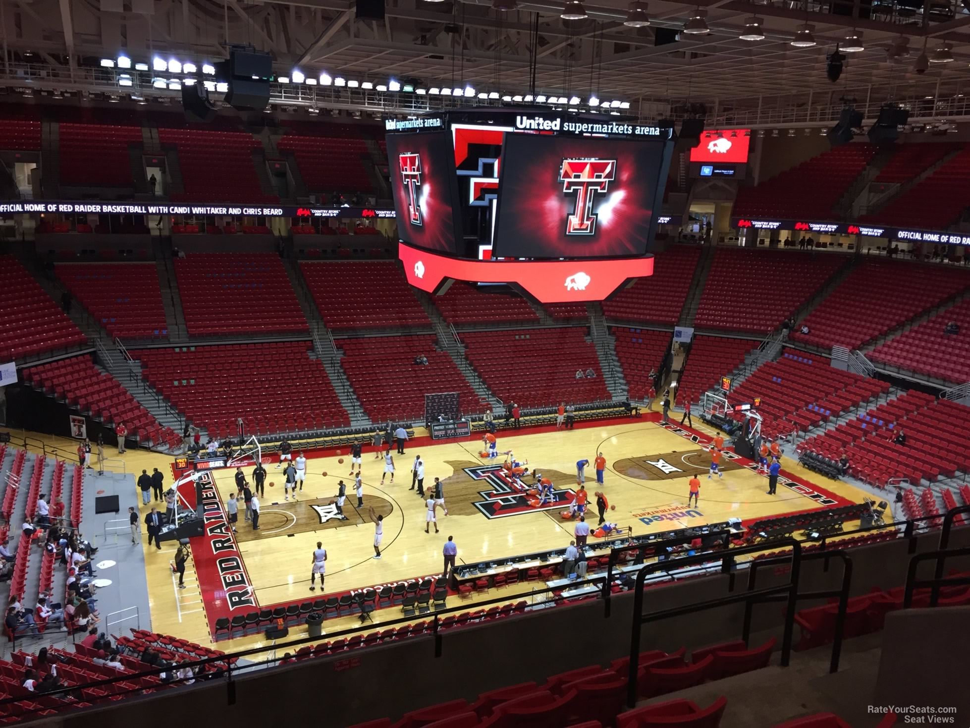 section 219, row 7 seat view  - united supermarkets arena
