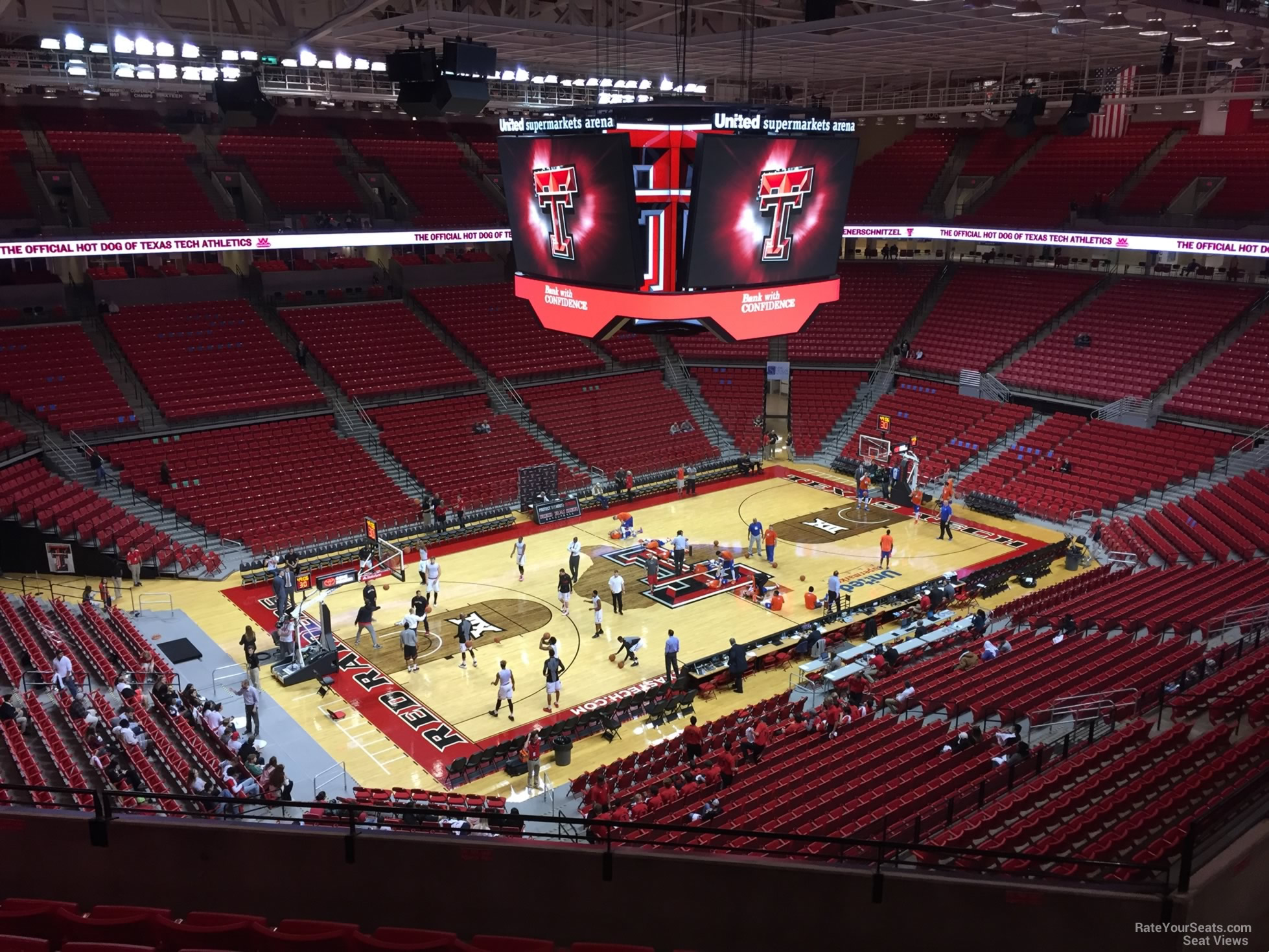 section 220, row 7 seat view  - united supermarkets arena