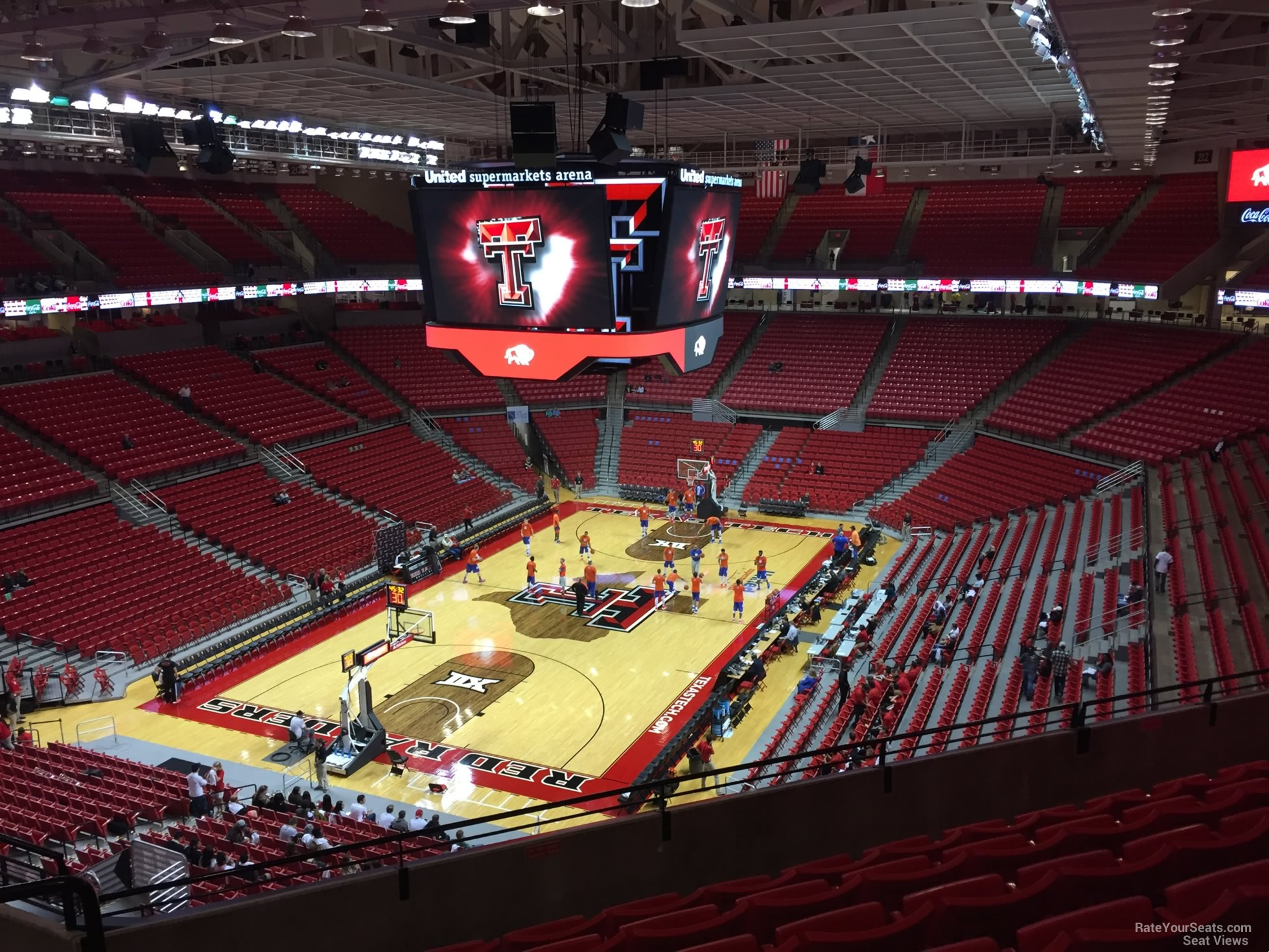 section 221, row 7 seat view  - united supermarkets arena