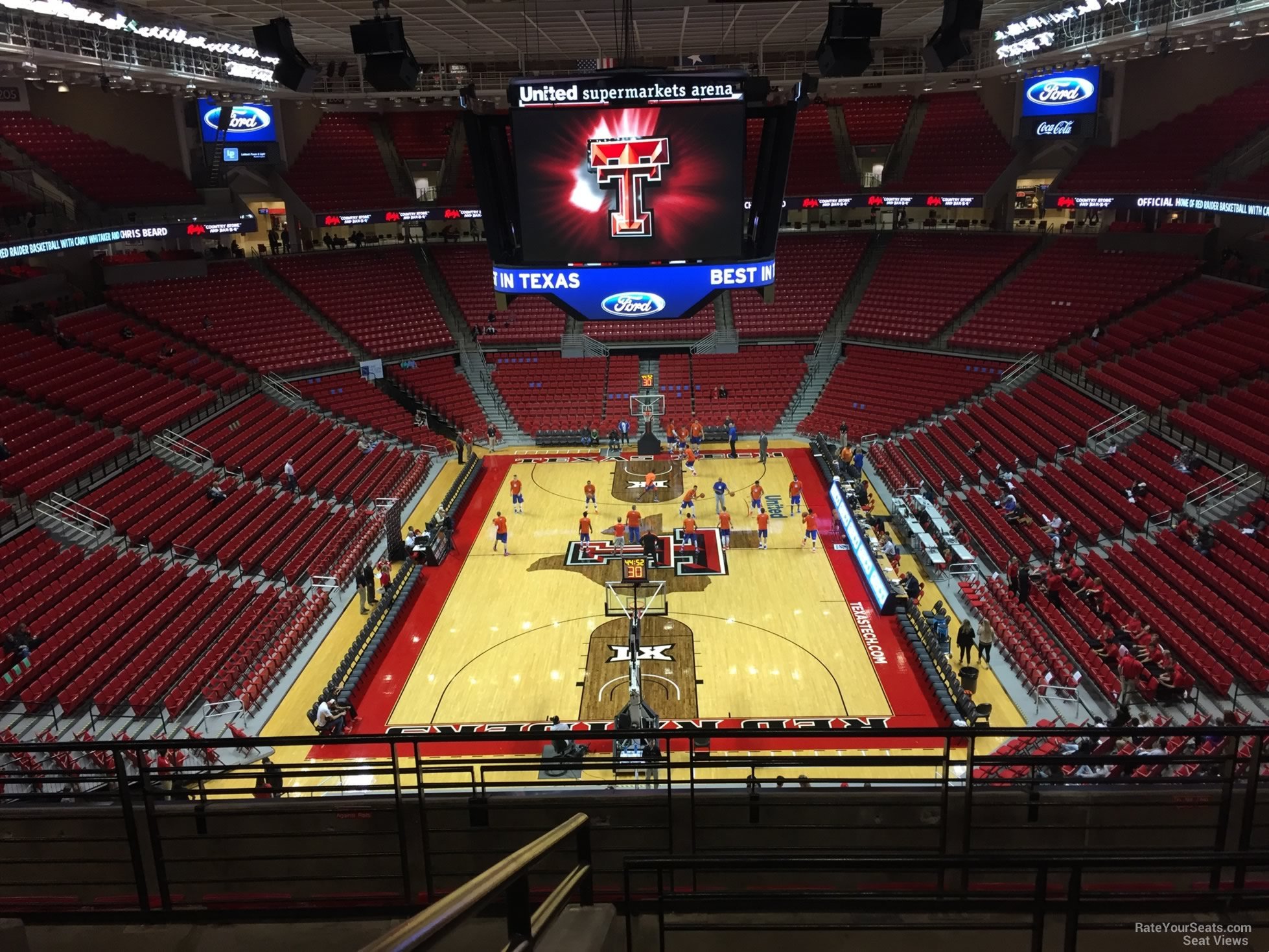 section 225, row 7 seat view  - united supermarkets arena