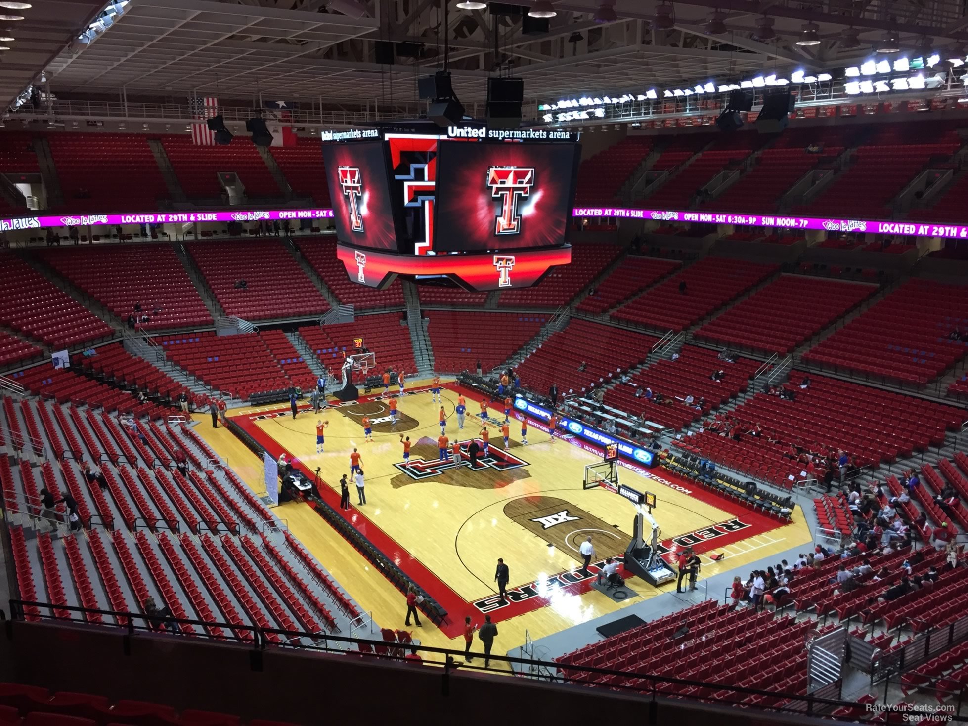 section 228, row 7 seat view  - united supermarkets arena