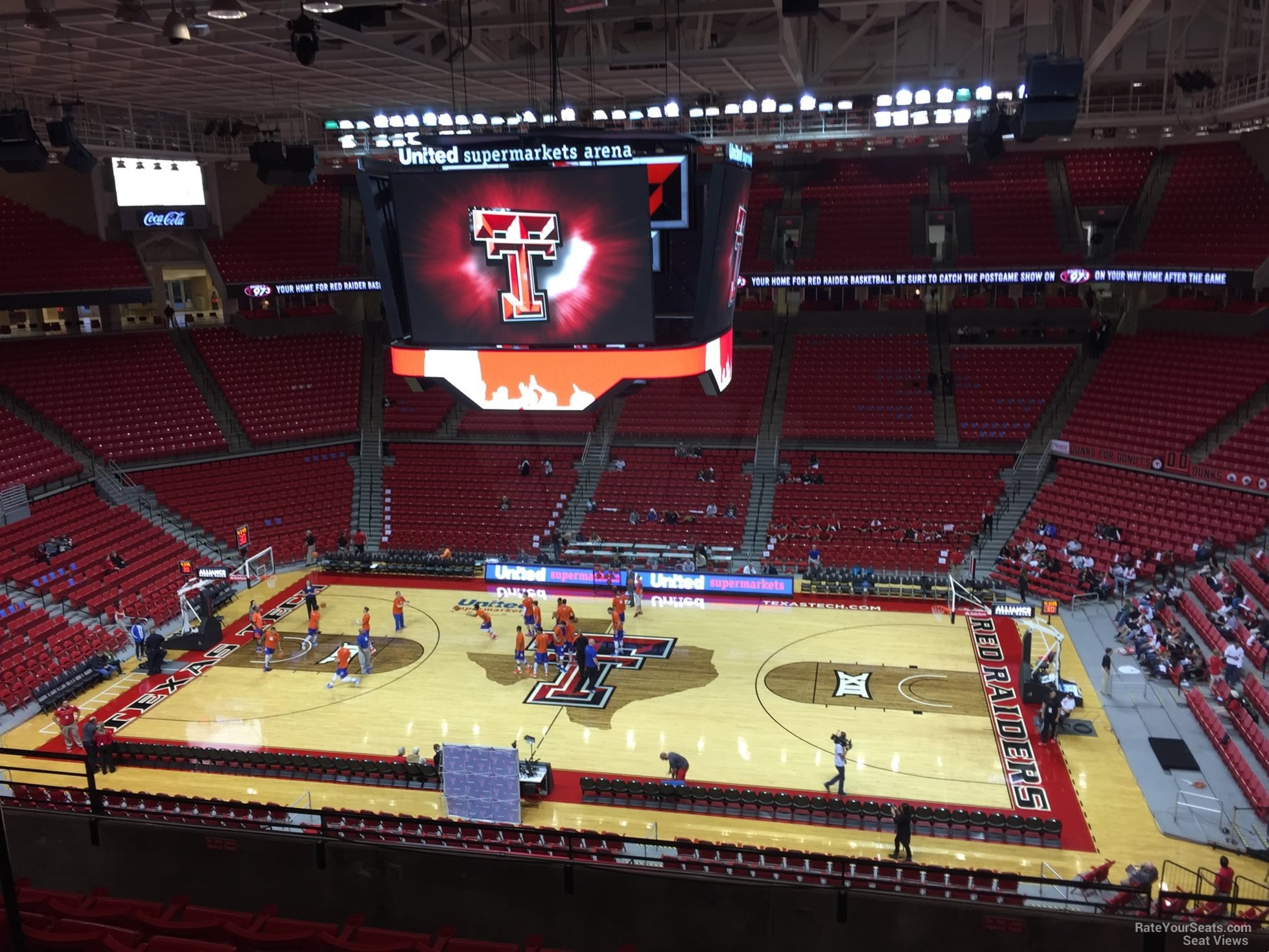 section 232, row 7 seat view  - united supermarkets arena