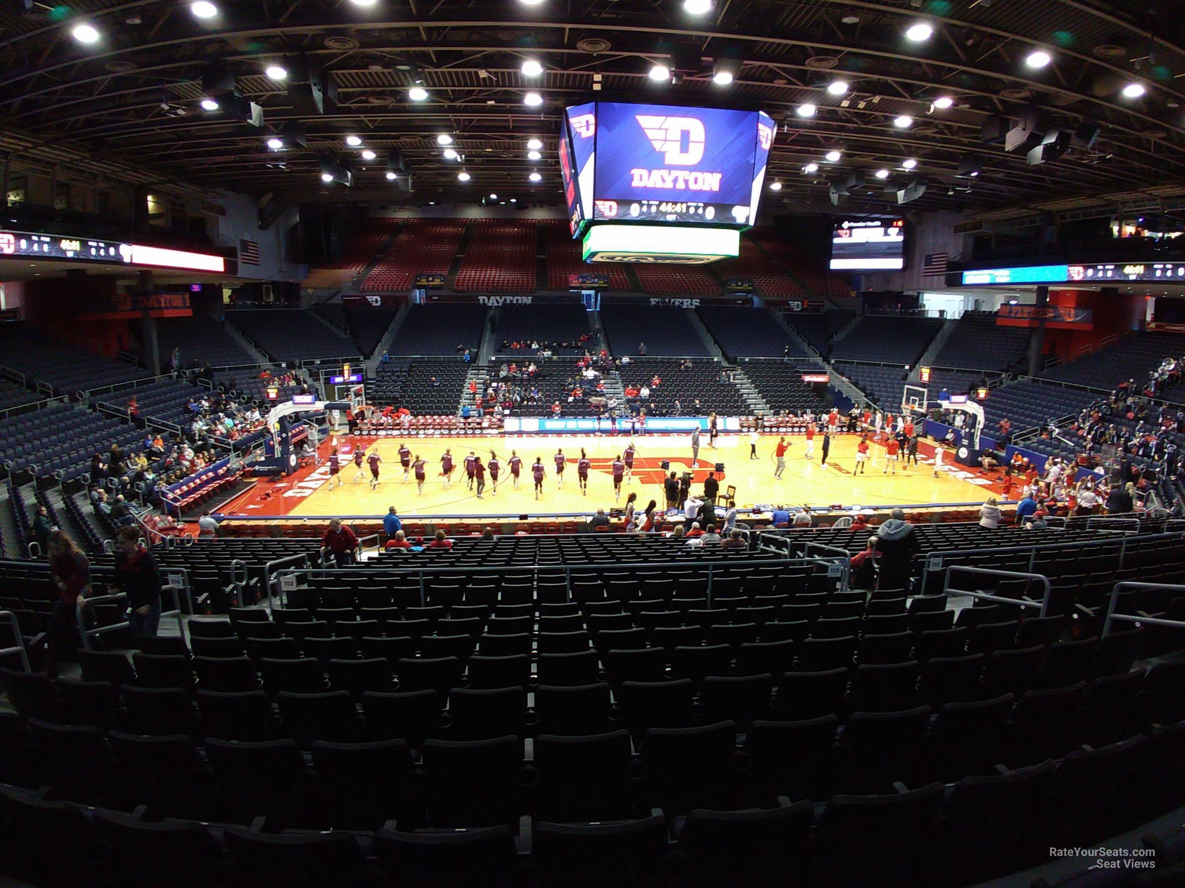 section 219, row j seat view  - university of dayton arena