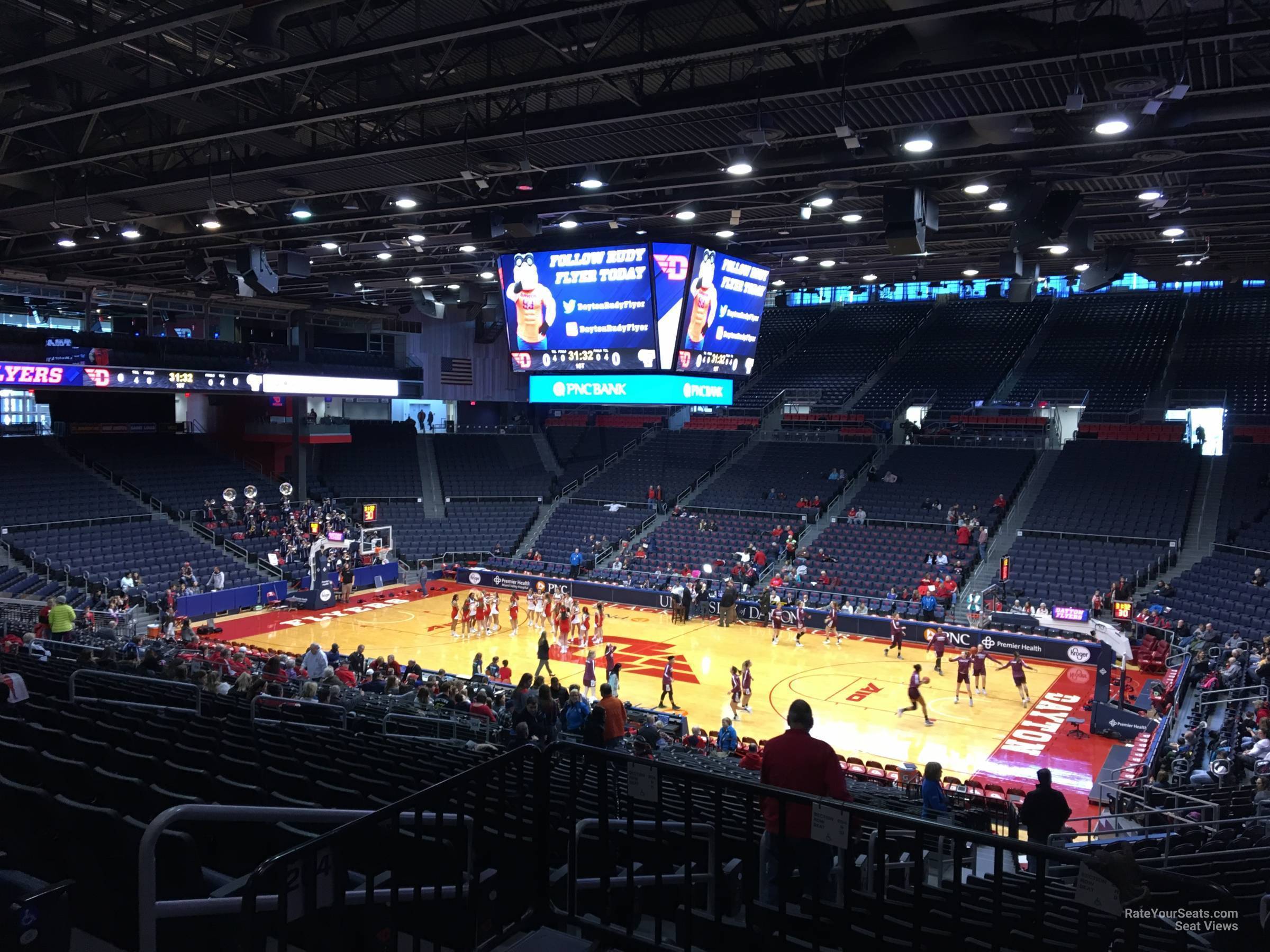section 301, row a seat view  - university of dayton arena