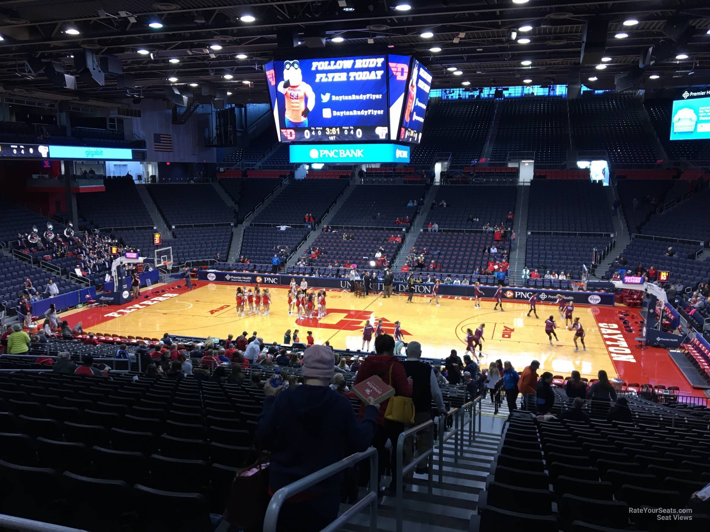 section 303, row a seat view  - university of dayton arena