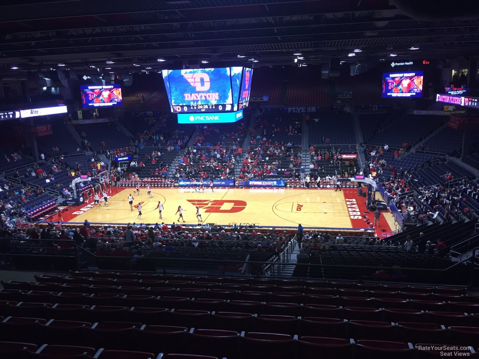 section 310, row k seat view  - university of dayton arena