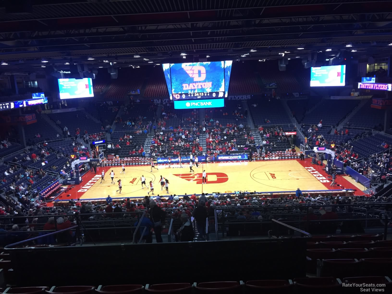 section 311, row k seat view  - university of dayton arena