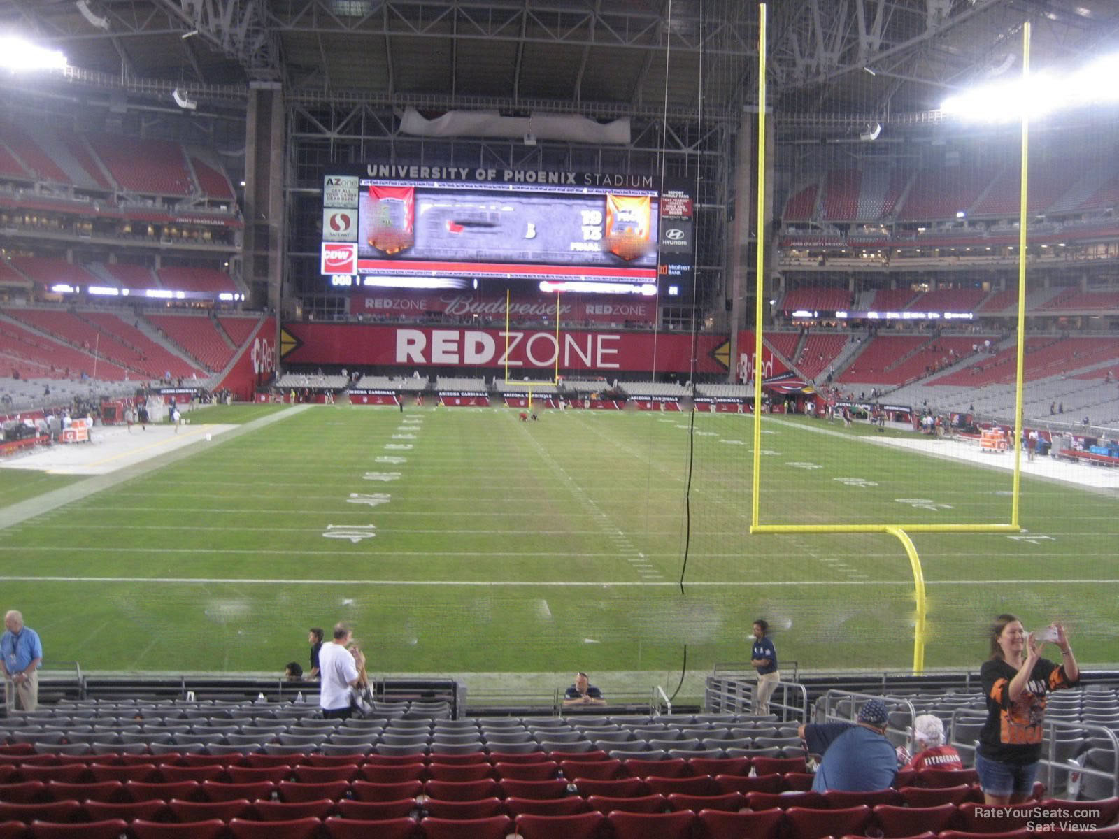 state farm stadium section 120 arizona cardinals arizona cardinals stadium seating chart rows