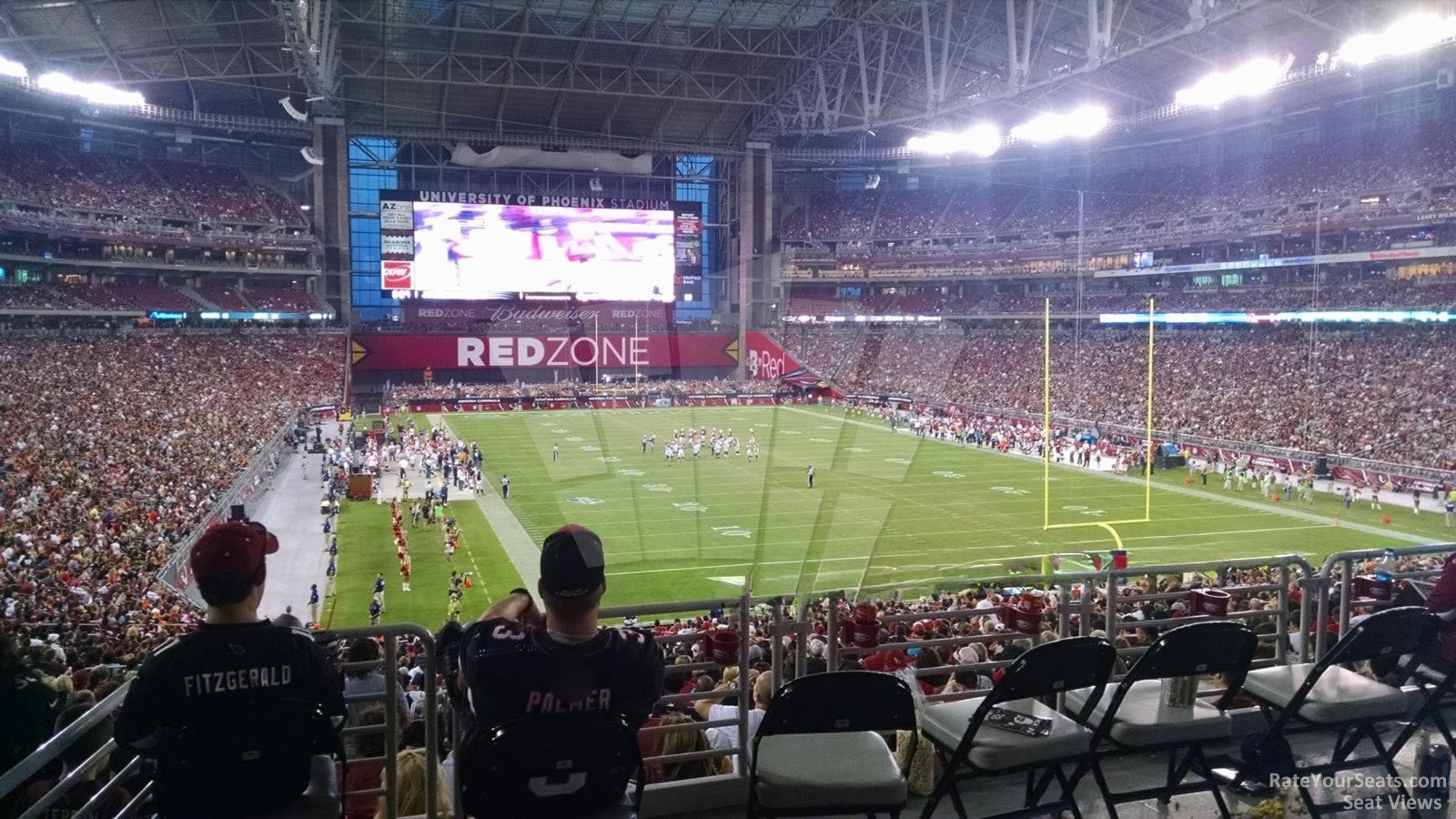 View from the Handicap seating area in Section 122