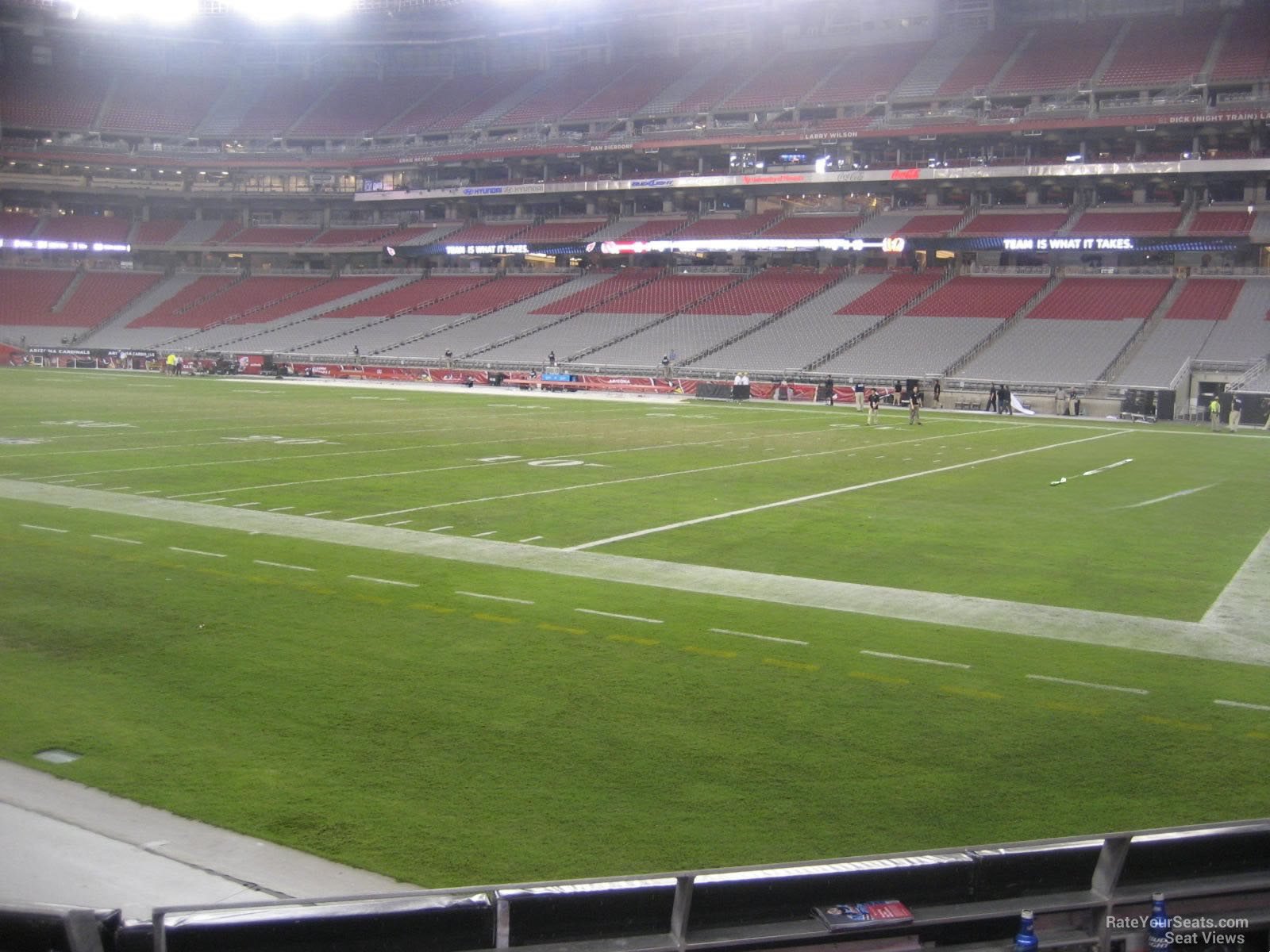 section 124, row 4 seat view  for football - state farm stadium
