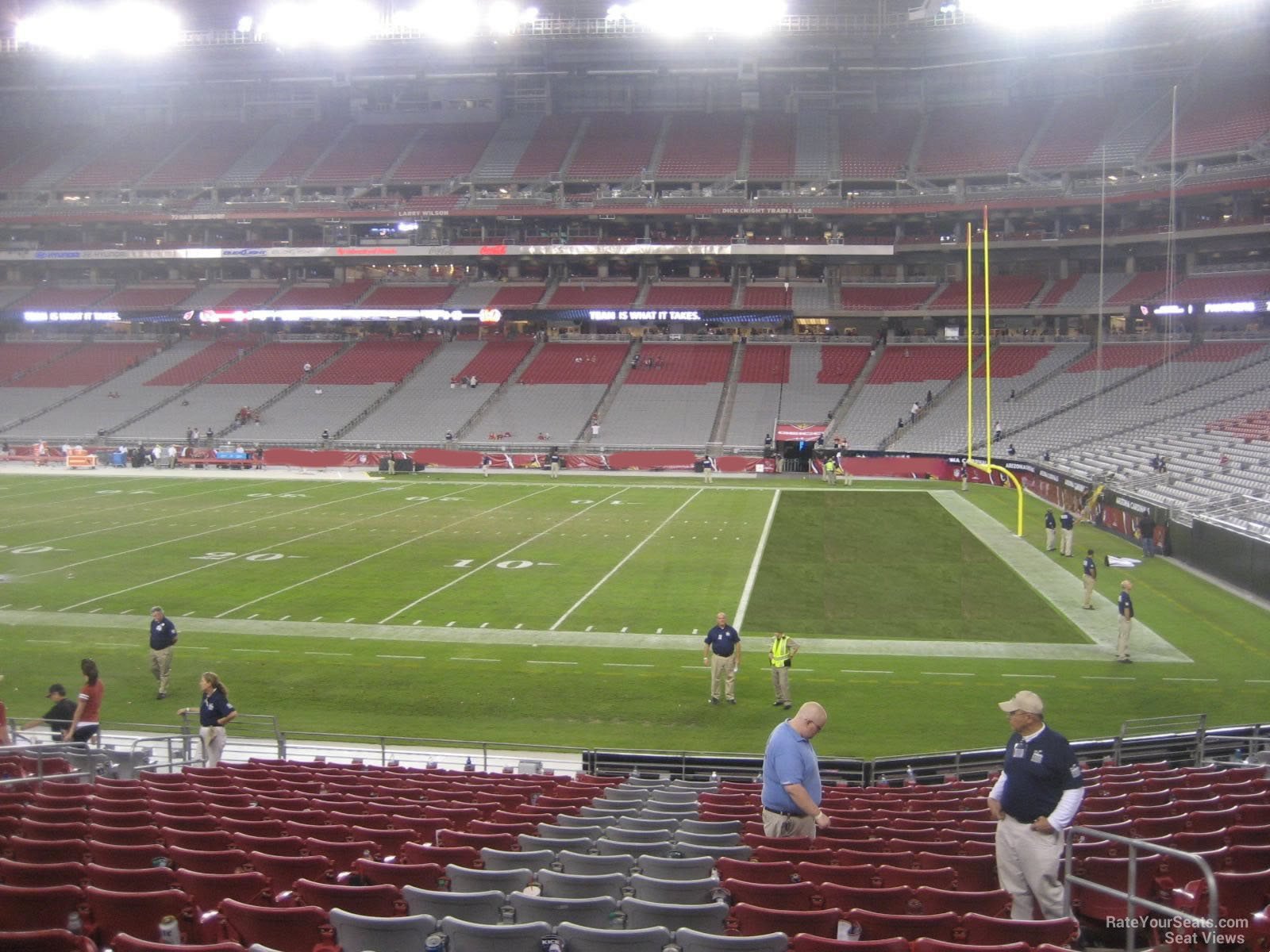 state farm stadium section 125 arizona cardinals arizona cardinals seating chart view